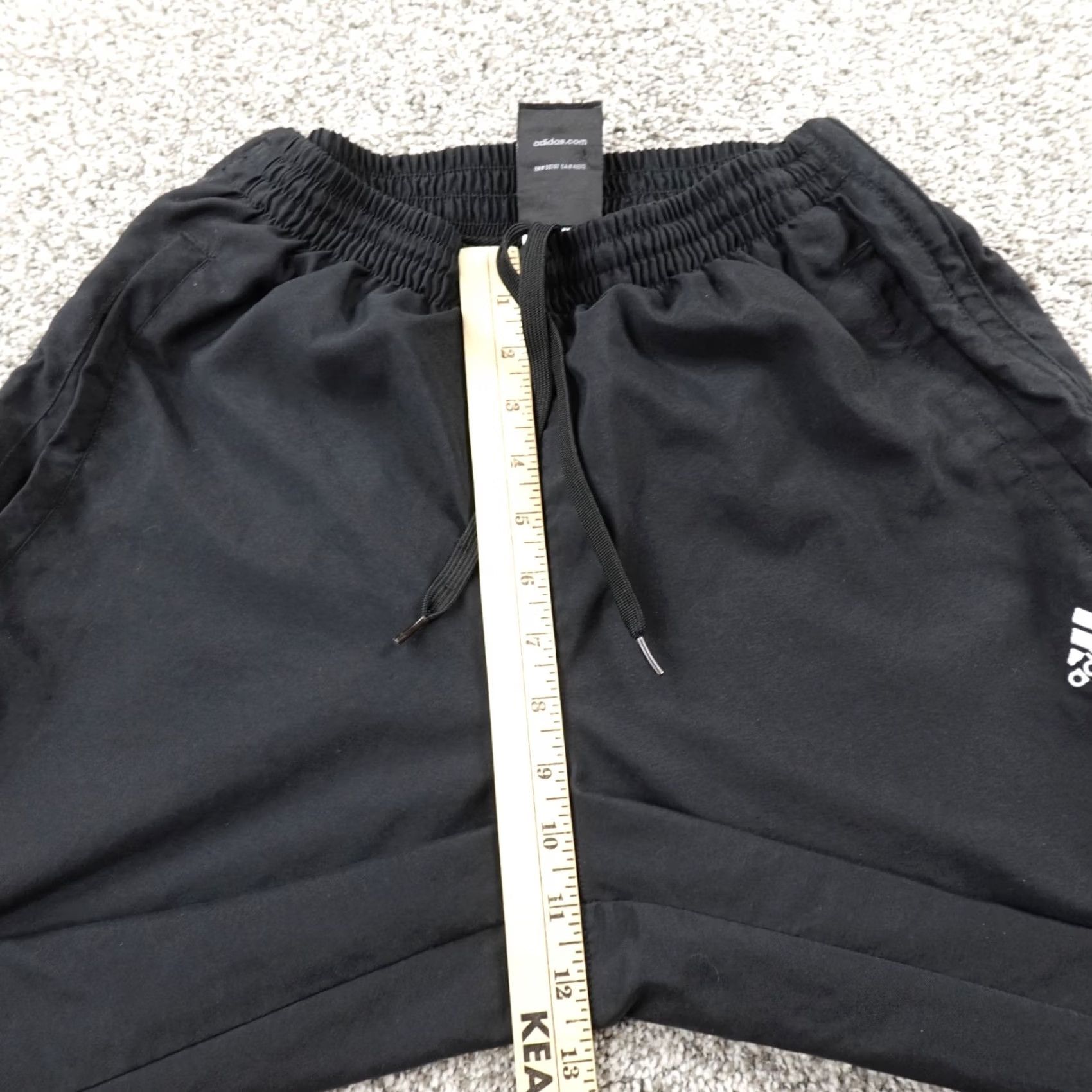 Adidas Adidas Pants Mens S Black Track Warm Up Drawstring Jogger Sweatpants Gym Train Size US 26 / EU 42 - 4 Thumbnail