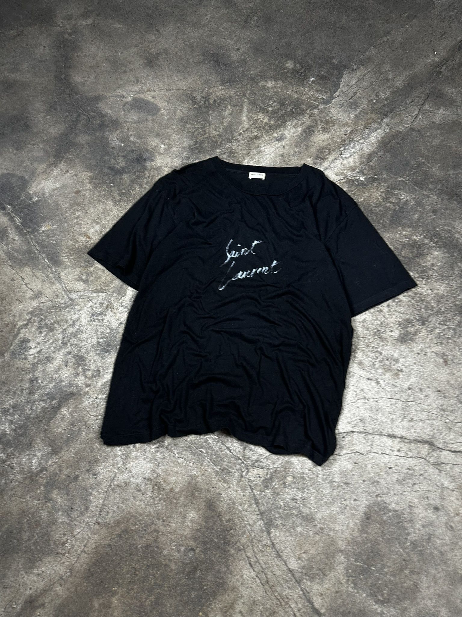 Saint Laurent Paris Signature T-shirt
