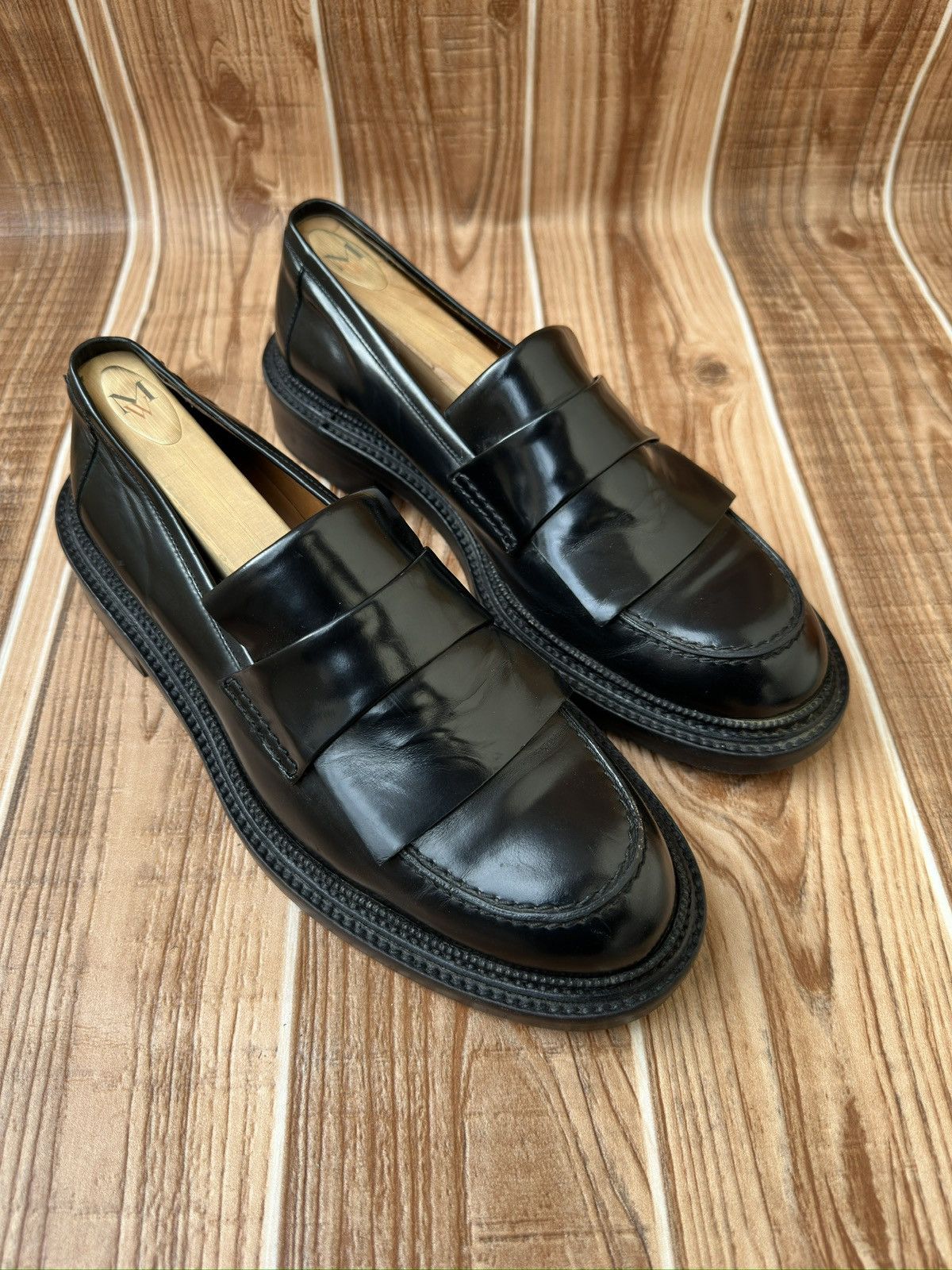 Jil Sander Jil Sander Black Derby Loafer Size US 7 / EU 40 - 2 Thumbnail