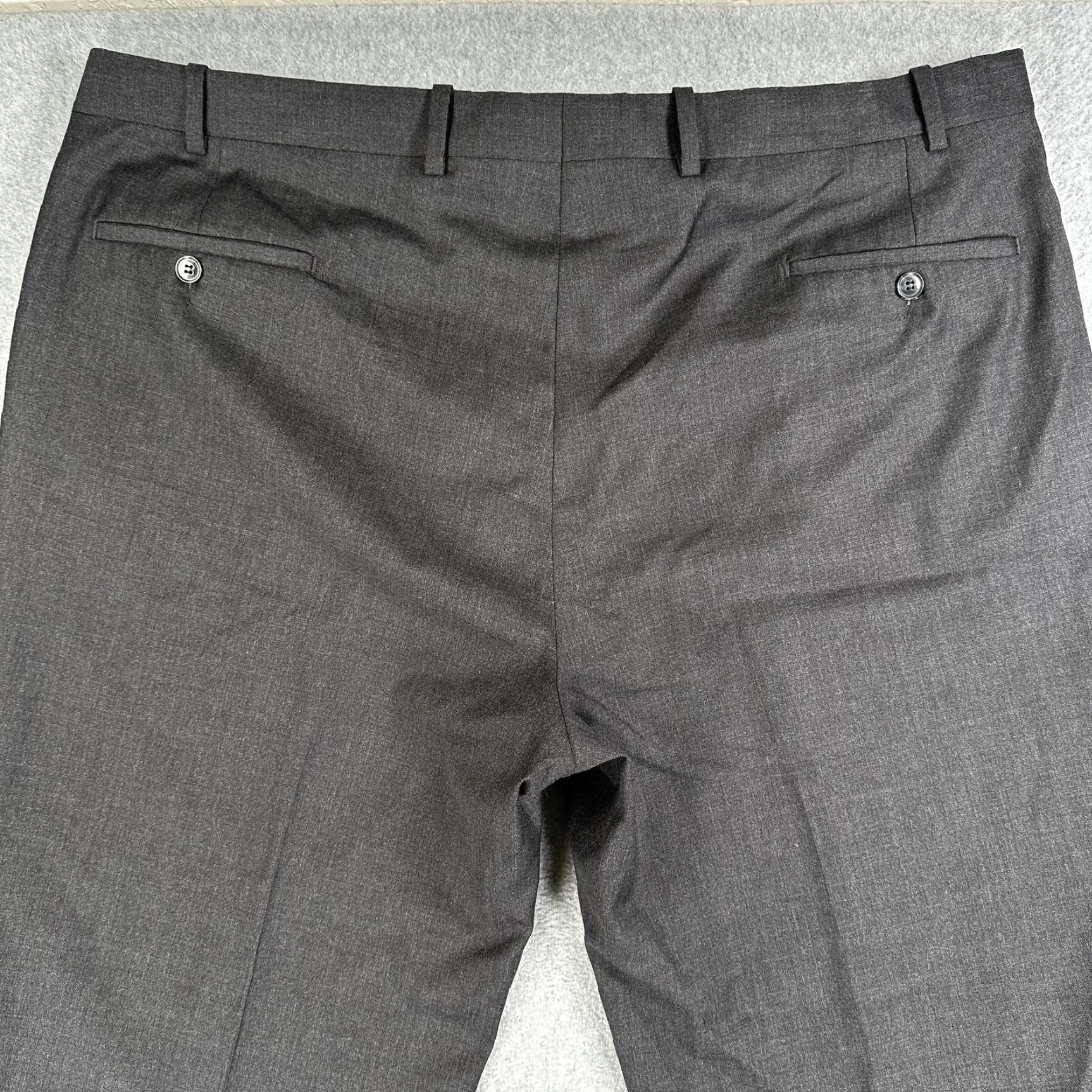 Peter Millar Peter Millar Dress Pants Mens 44x28 Gray Flat Front Straight Leg Business Office Size US 44 / EU 60 - 7 Thumbnail