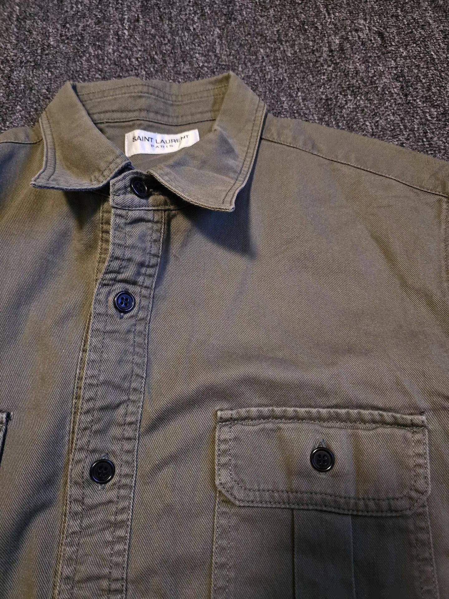 Saint Laurent Paris Saint Laurent SLP shirt Q4 Size US XL / EU 56 / 4 - 2 Thumbnail