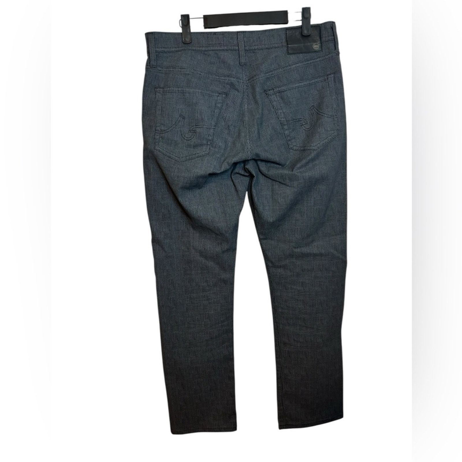 AG Adriano Goldschmied Adriano Goldschmied Everett Slim Straight Houndstooth Pant Size US 32 / EU 48 - 2 Thumbnail