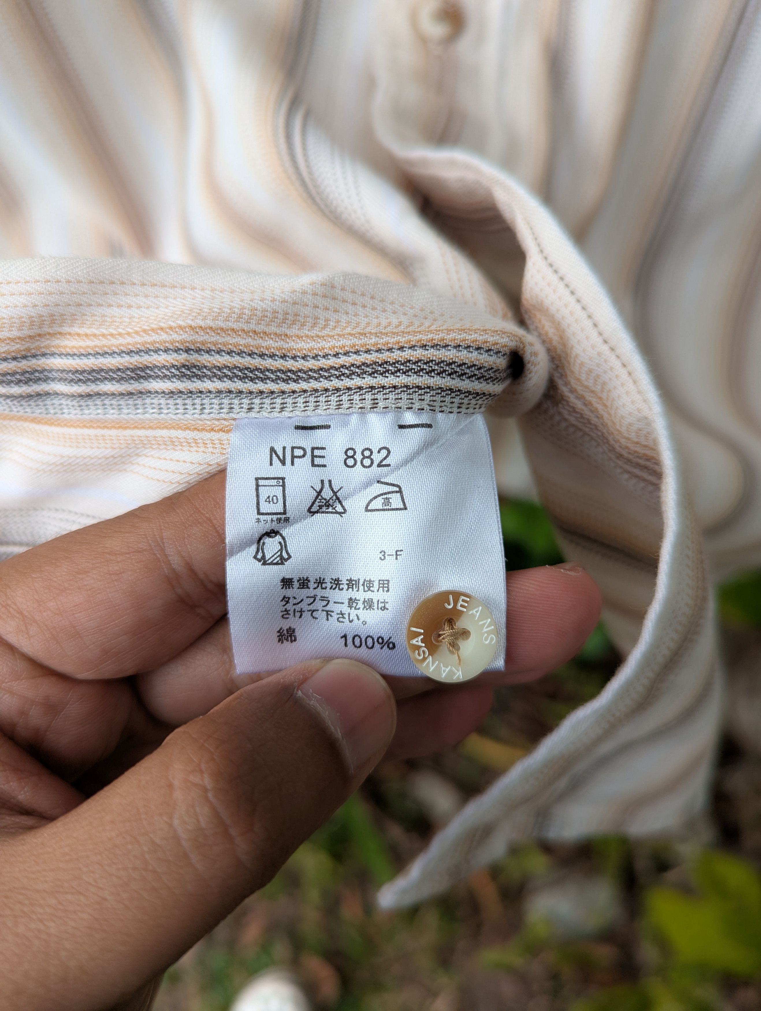 Kansai Yamamoto 🔥FREE SHIPPING🔥Kansai Yamamoto 🇯🇵 Jeans Double Pocket TShirts Size US L / EU 52-54 / 3 - 6 Thumbnail