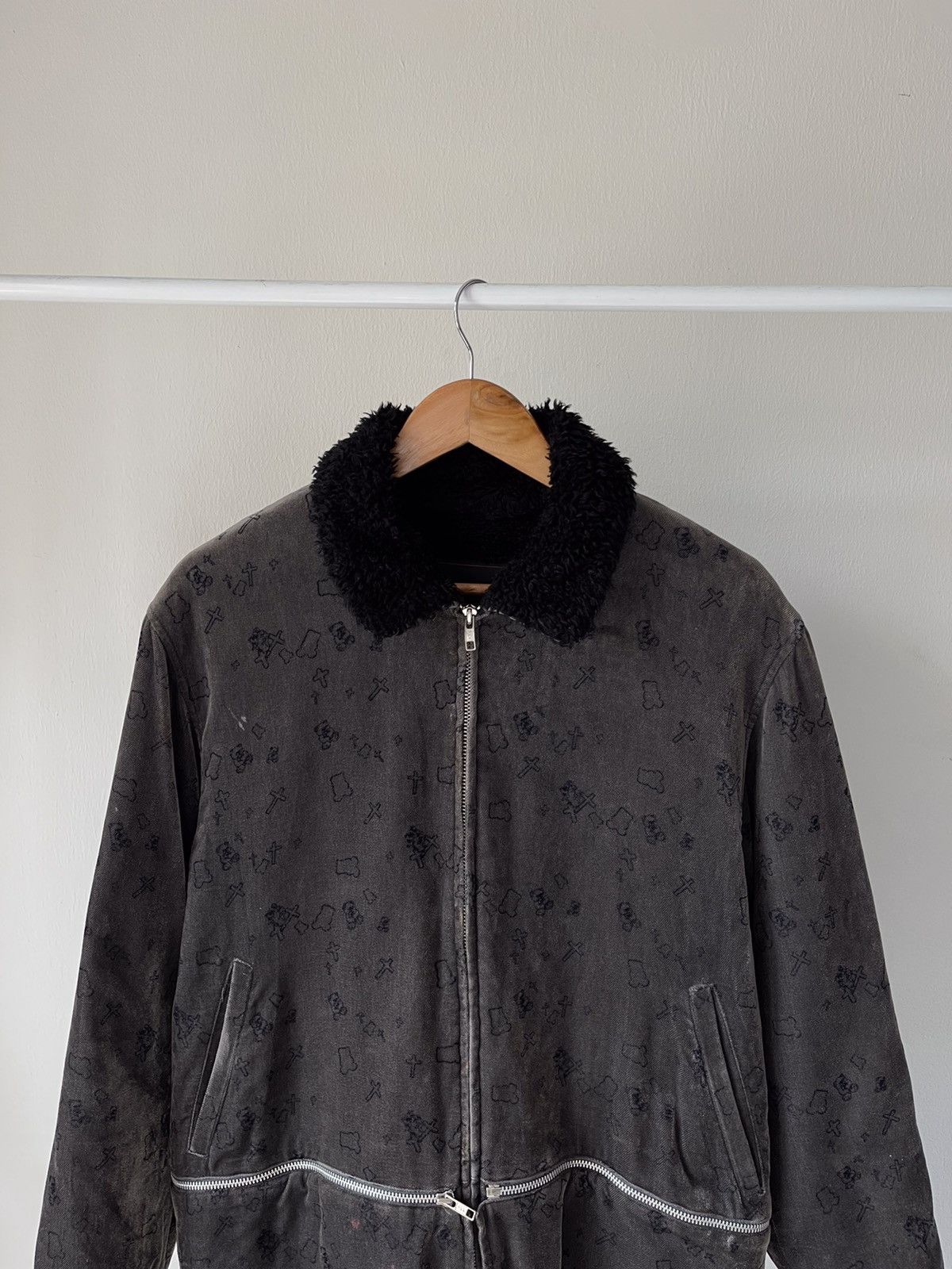 Jun Takahashi F/W2002 Undercover ‘Witch Cell Division’ Cross Bear Jacket Size US M / EU 48-50 / 2 - 7 Thumbnail