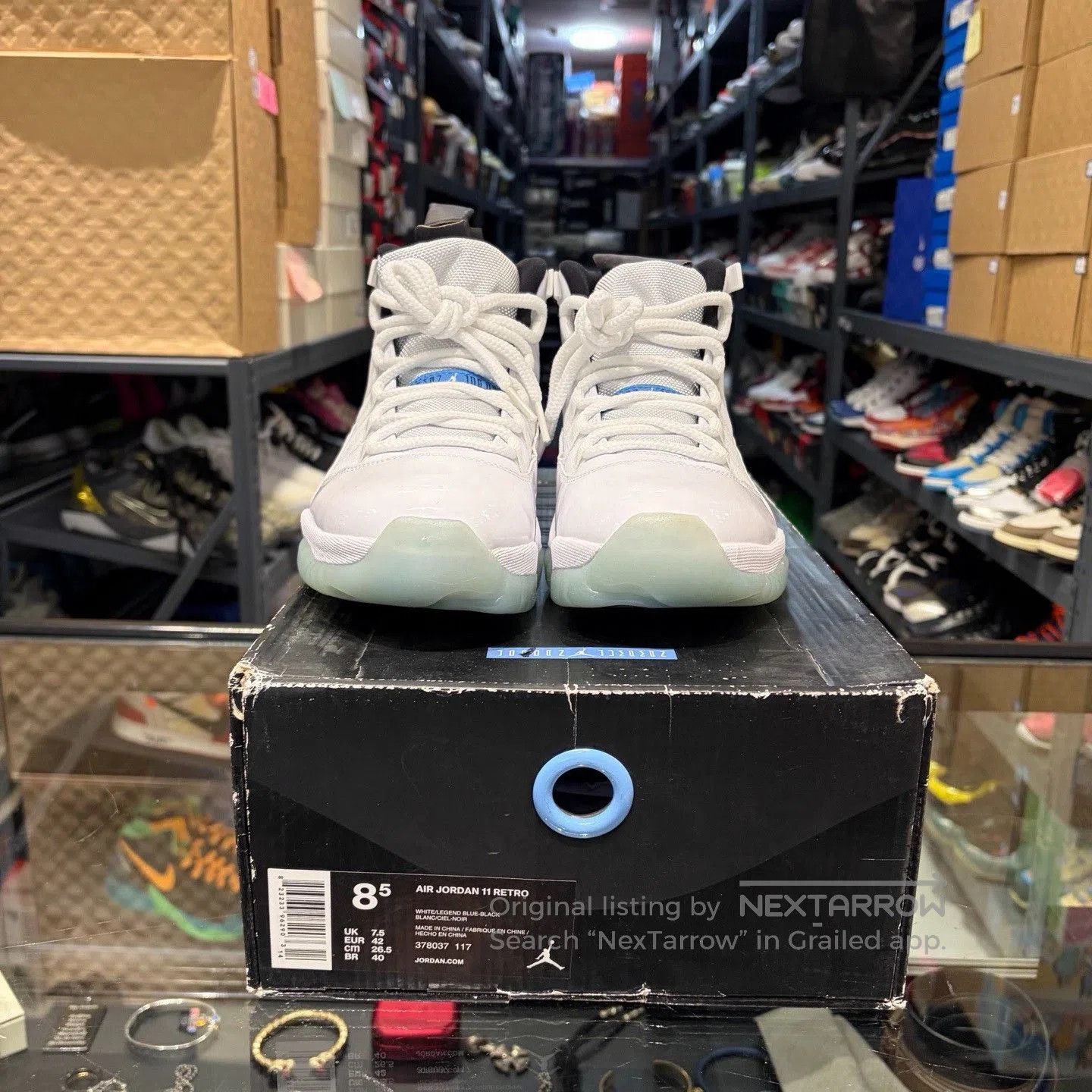 Jordan Brand Air Jordan 11 Retro Legend Blue. Size US 9 / EU 42 - 2 Thumbnail