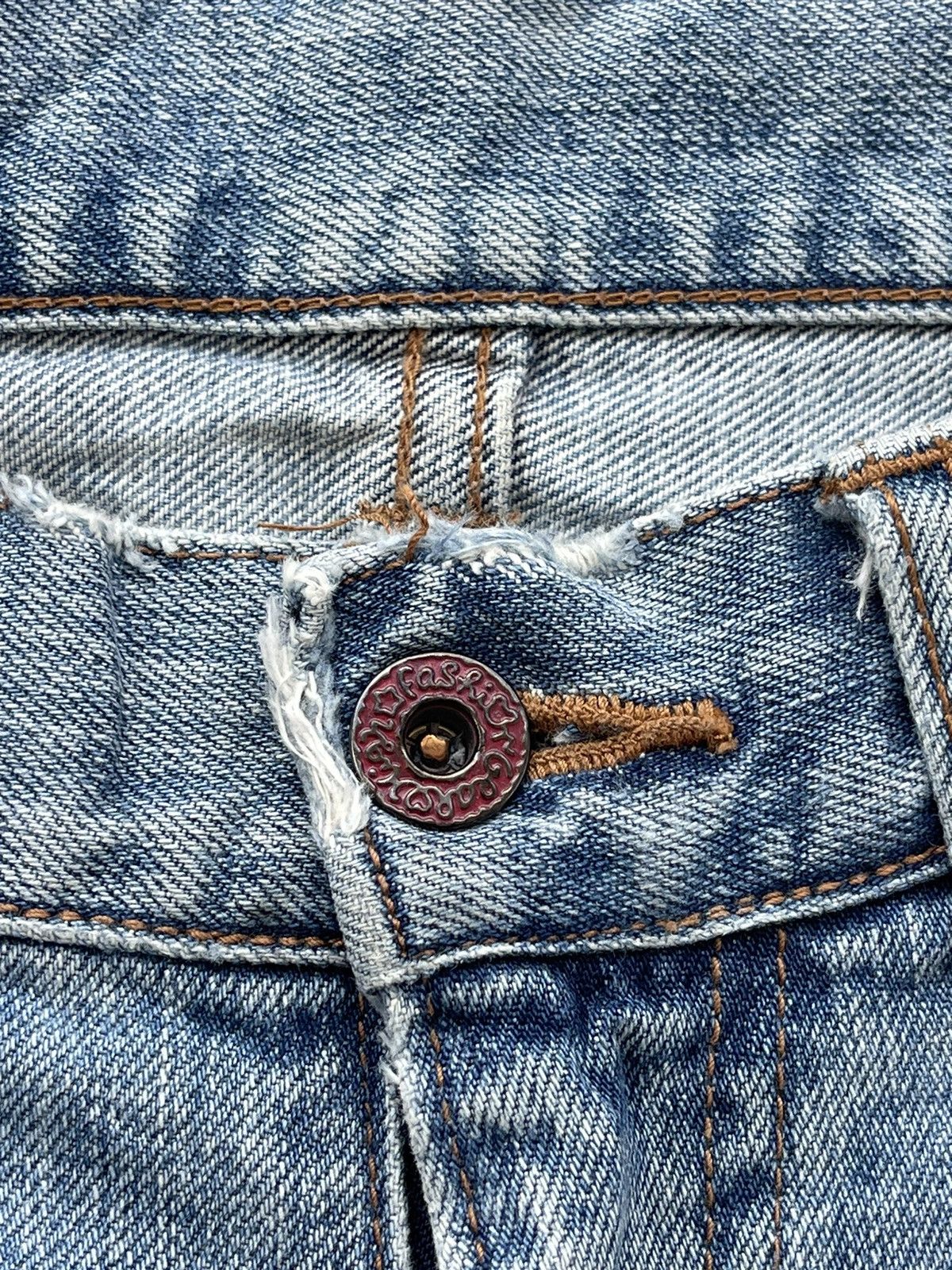 Japanese Brand Vintage Unbrand Distressed Denim Size US 32 / EU 48 - 12 Thumbnail