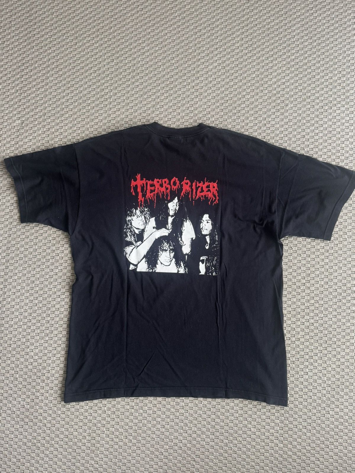 Fruit Of The Loom Terrorizer | ‘World Downfall’ | 90s | XL Size US XL / EU 56 / 4 - 5 Thumbnail