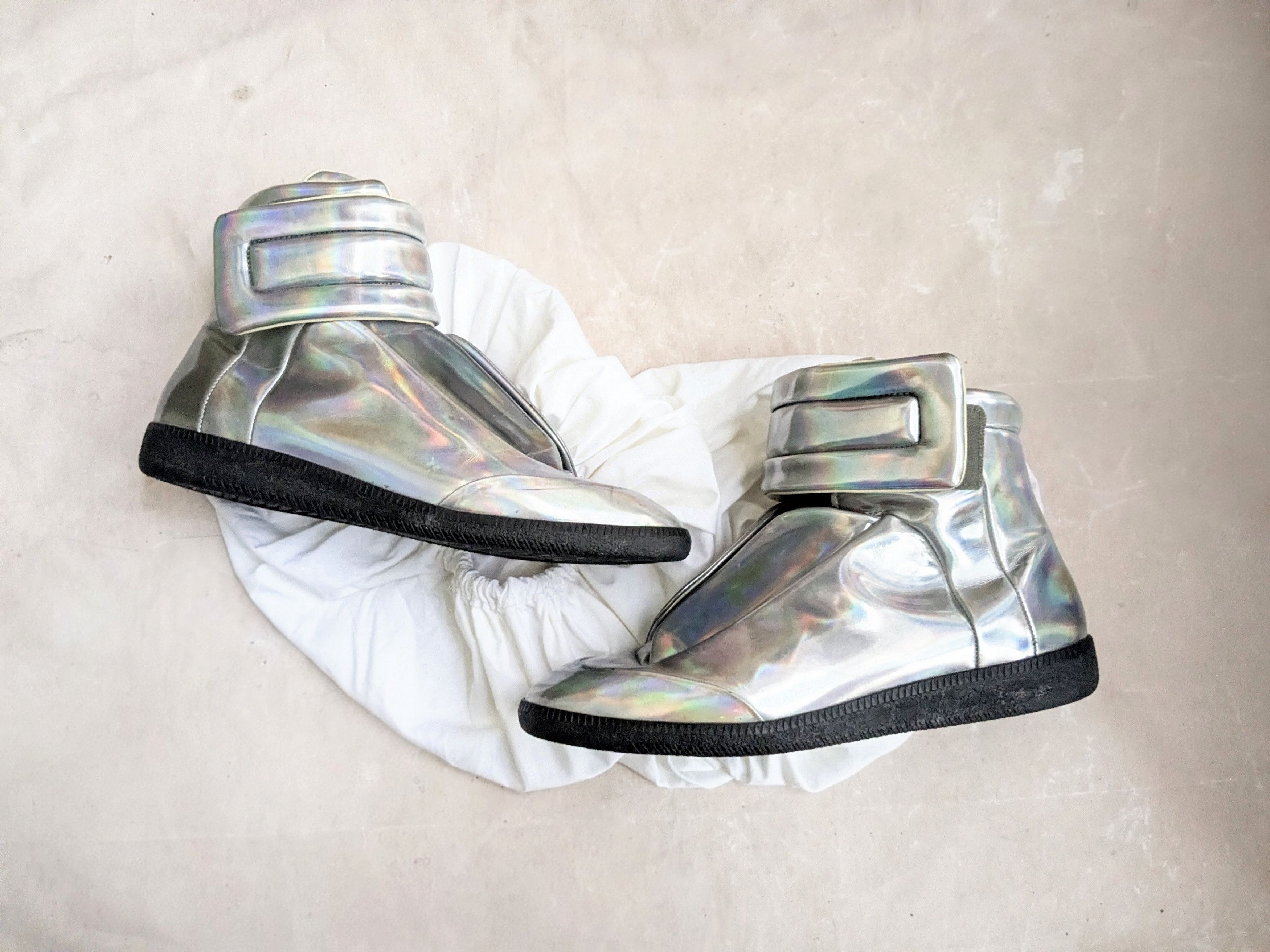 Maison Margiela Maison Martin Margiela Future “Iridescent” Silver 10.5 43.5 Size US 10.5 / EU 43-44 - 1 Thumbnail