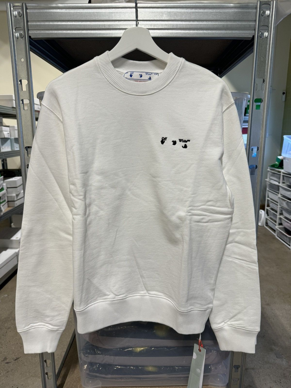 Off-White Off-White Logo Sweatshirt NEW 650$ Size US S / EU 44-46 / 1 - 1 Thumbnail
