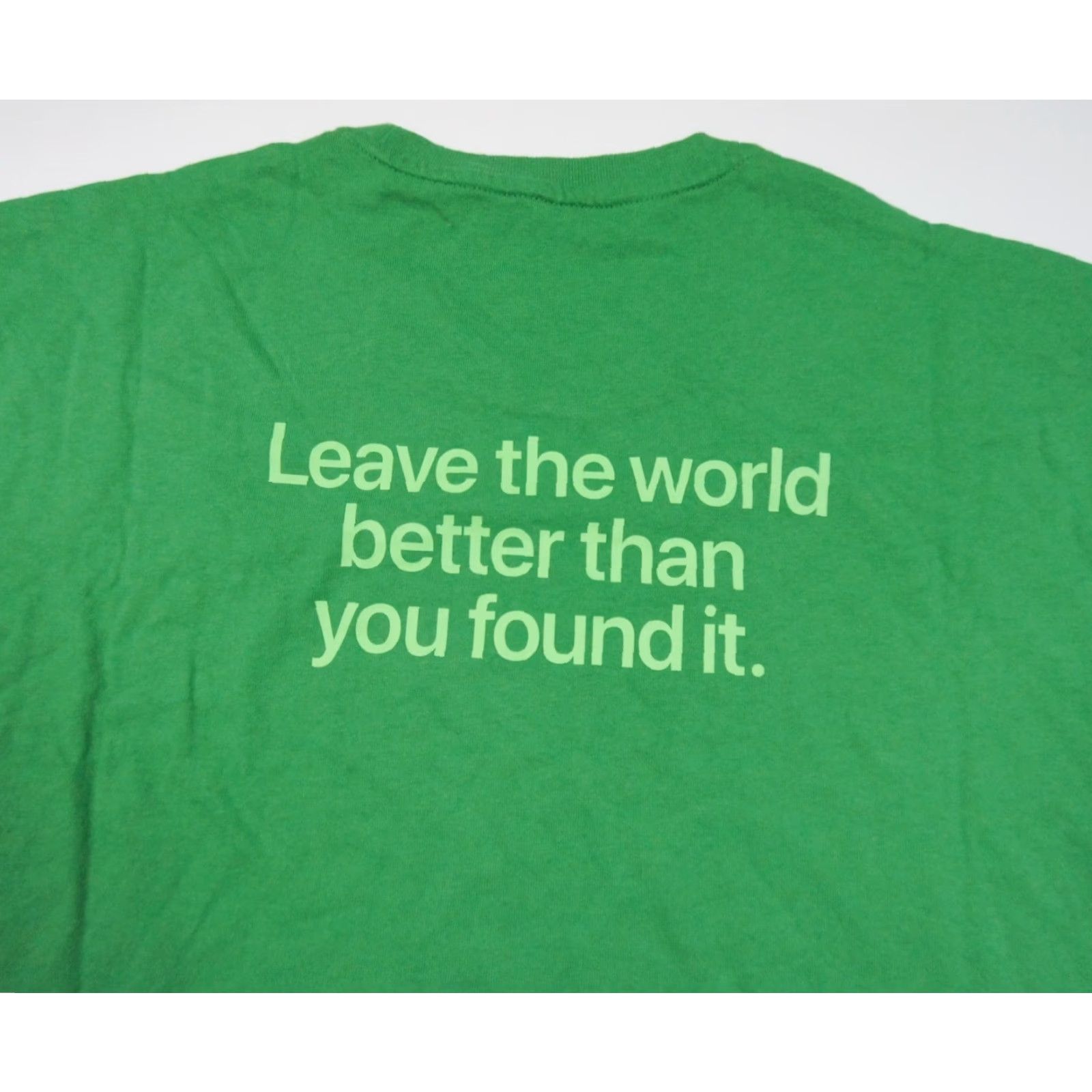 Apple Apple Shirt Mens XLarge Green Computer Technology Graphic Tee Recycled Cotton Size US XL / EU 56 / 4 - 4 Thumbnail