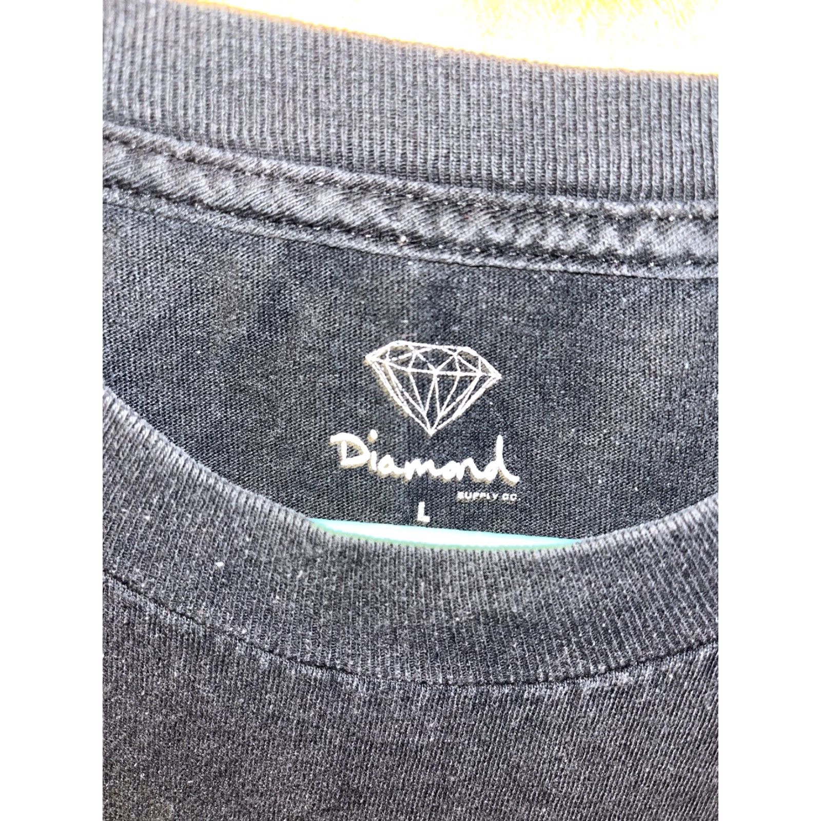 Diamond Supply Co. Diamond Supply Co. T-Shirt Men Large Black Graphic Cotton Short Sleeve Crew Neck Adult Size US L / EU 52-54 / 3 - 2 Thumbnail