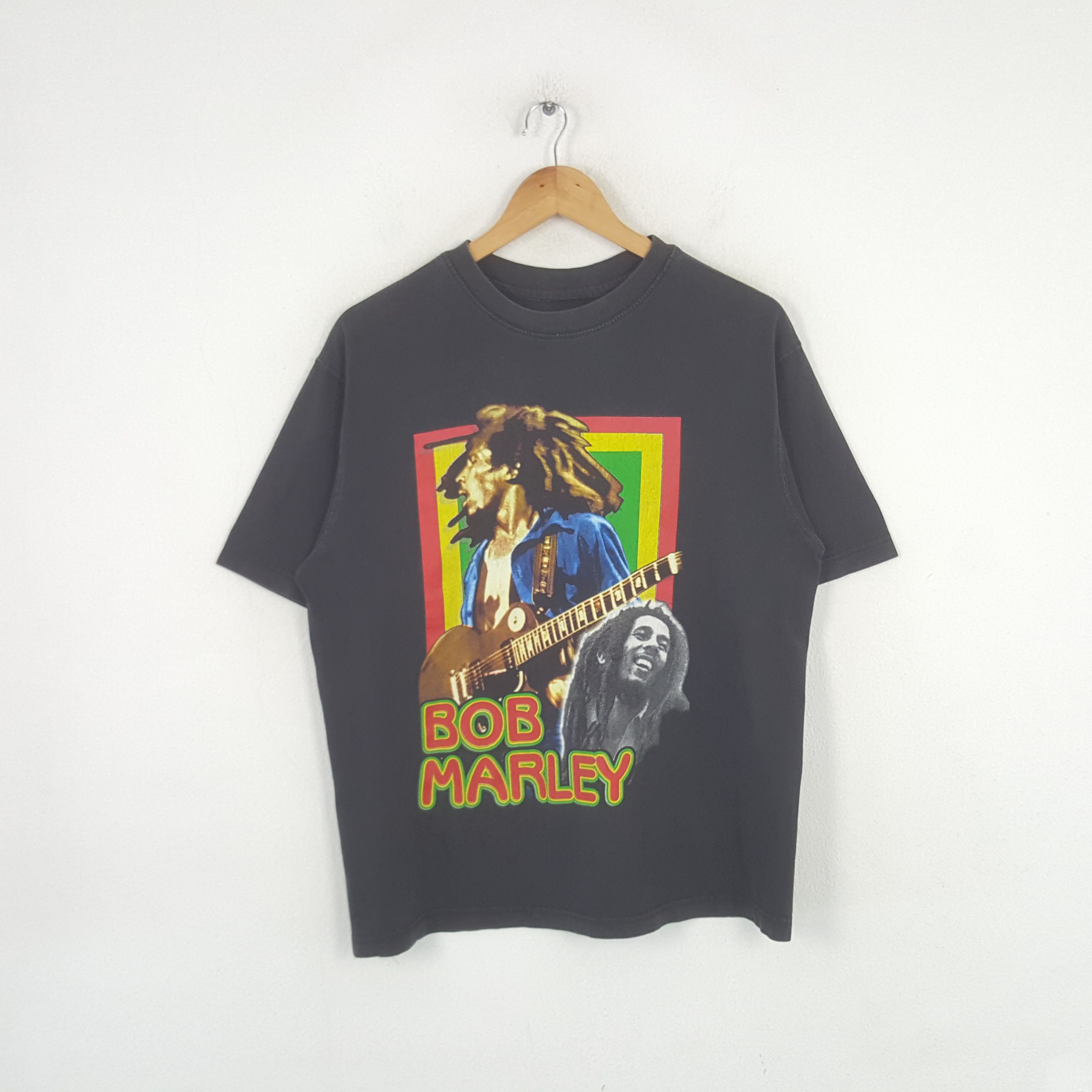 Gypsy Vintage Bob Marley Reggae Song Singer Hippie Tshirt 31 Size US L / EU 52-54 / 3 - 1 Thumbnail