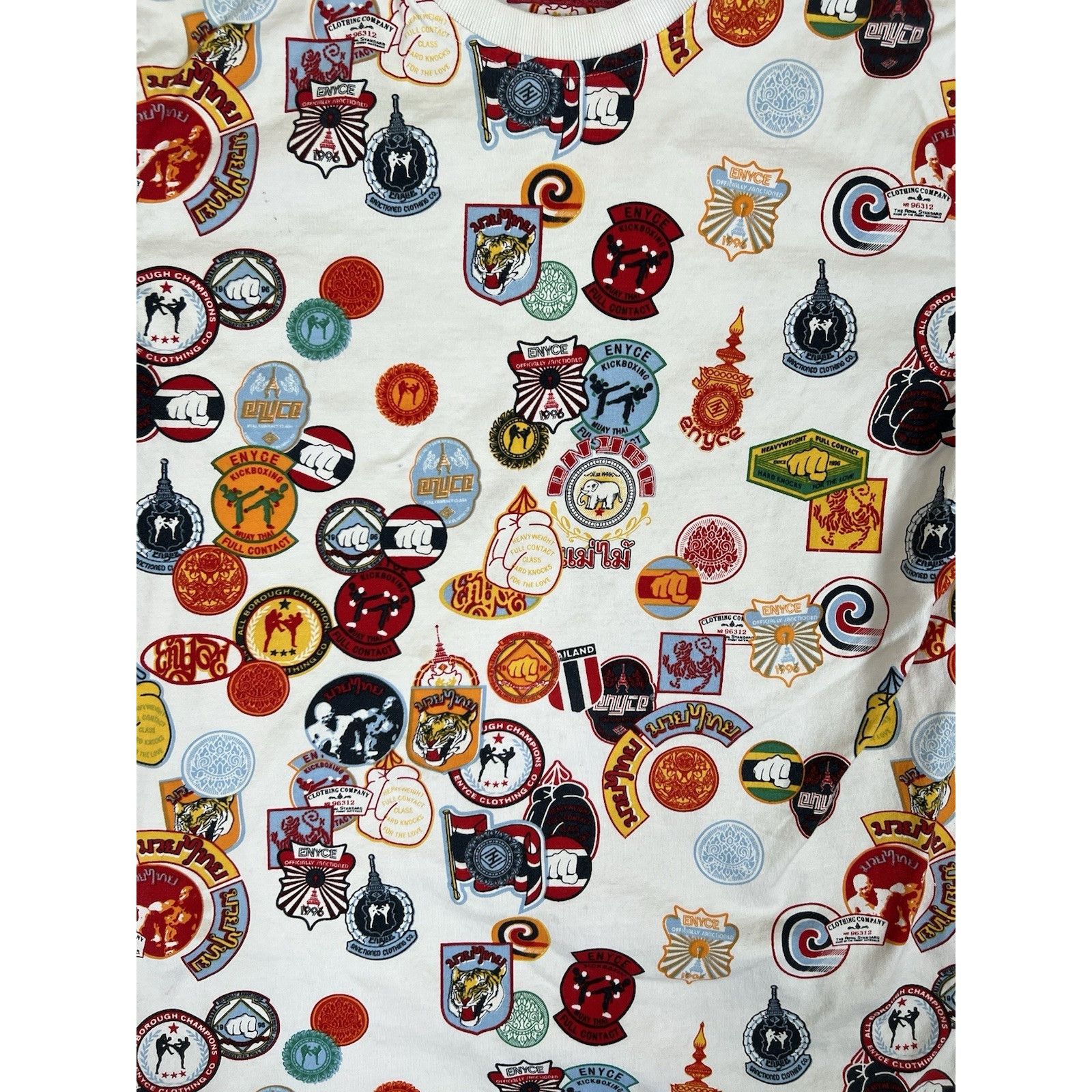 Enyce Vintage Enyce T-Shirt Y2K All Over Print Size XL Boxing Size US XL / EU 56 / 4 - 5 Thumbnail
