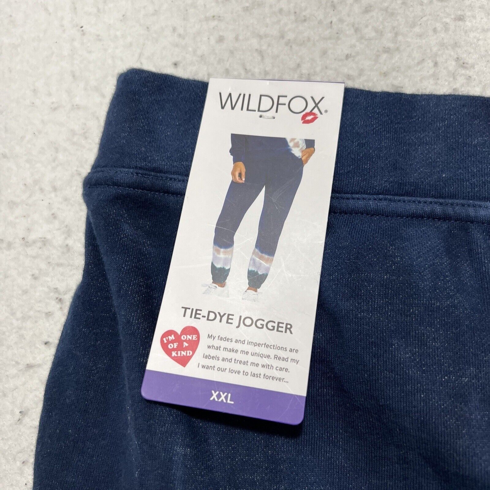 Wildfox Wildfox XXL Relaxed Tie Dye Ombre Joggers Blue Sweatpants Size 42" / US 20 - 8 Thumbnail