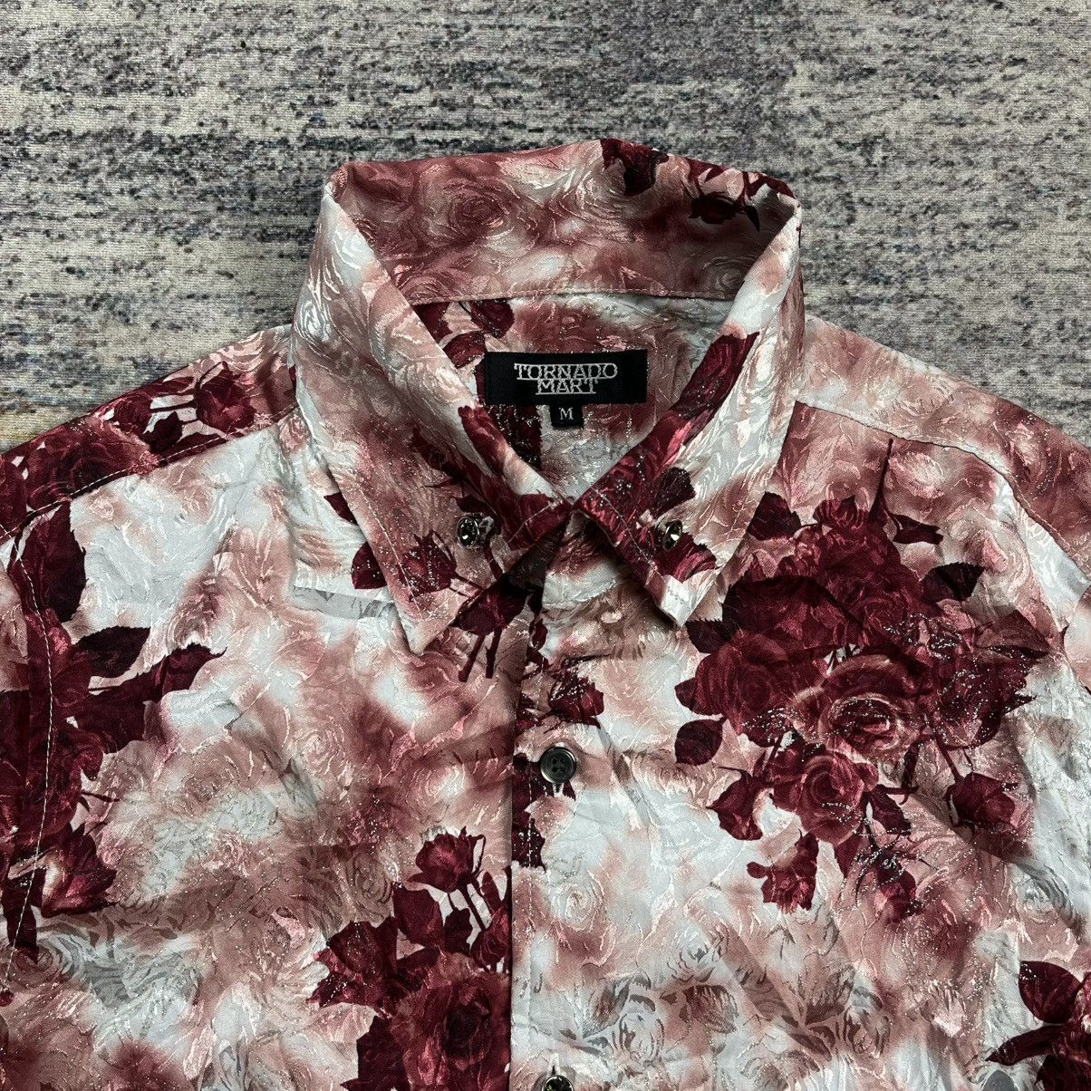 Tornado Mart Tornado Mart jacquard flower button shirt vkei style Size US S / EU 44-46 / 1 - 5 Thumbnail