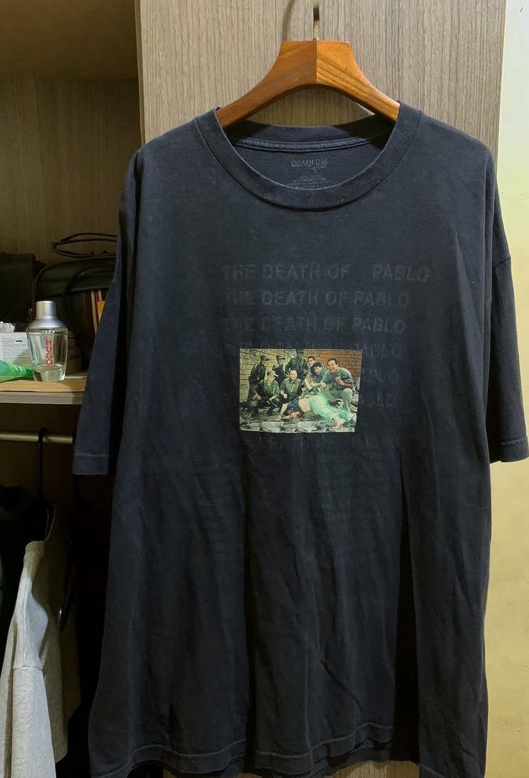 Deadline Deadline Ltd The Death of Pablo Kanye West Pablo Escobar Tee Size US XL / EU 56 / 4 - 1 Thumbnail