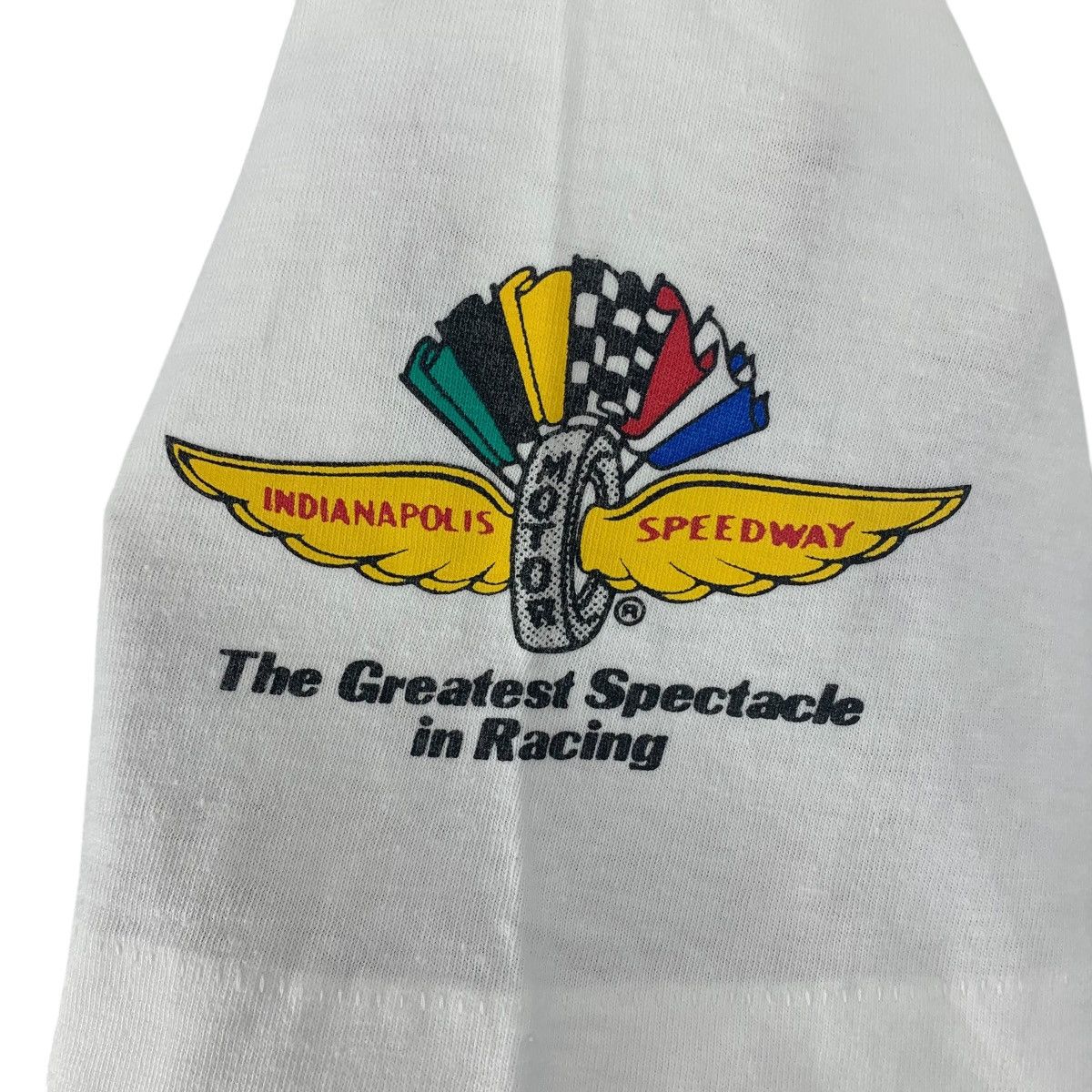 Vintage Vintage 90s INDIANAPOLIS SPEEDWAY 75th Anniversary tee Size US L / EU 52-54 / 3 - 10 Thumbnail