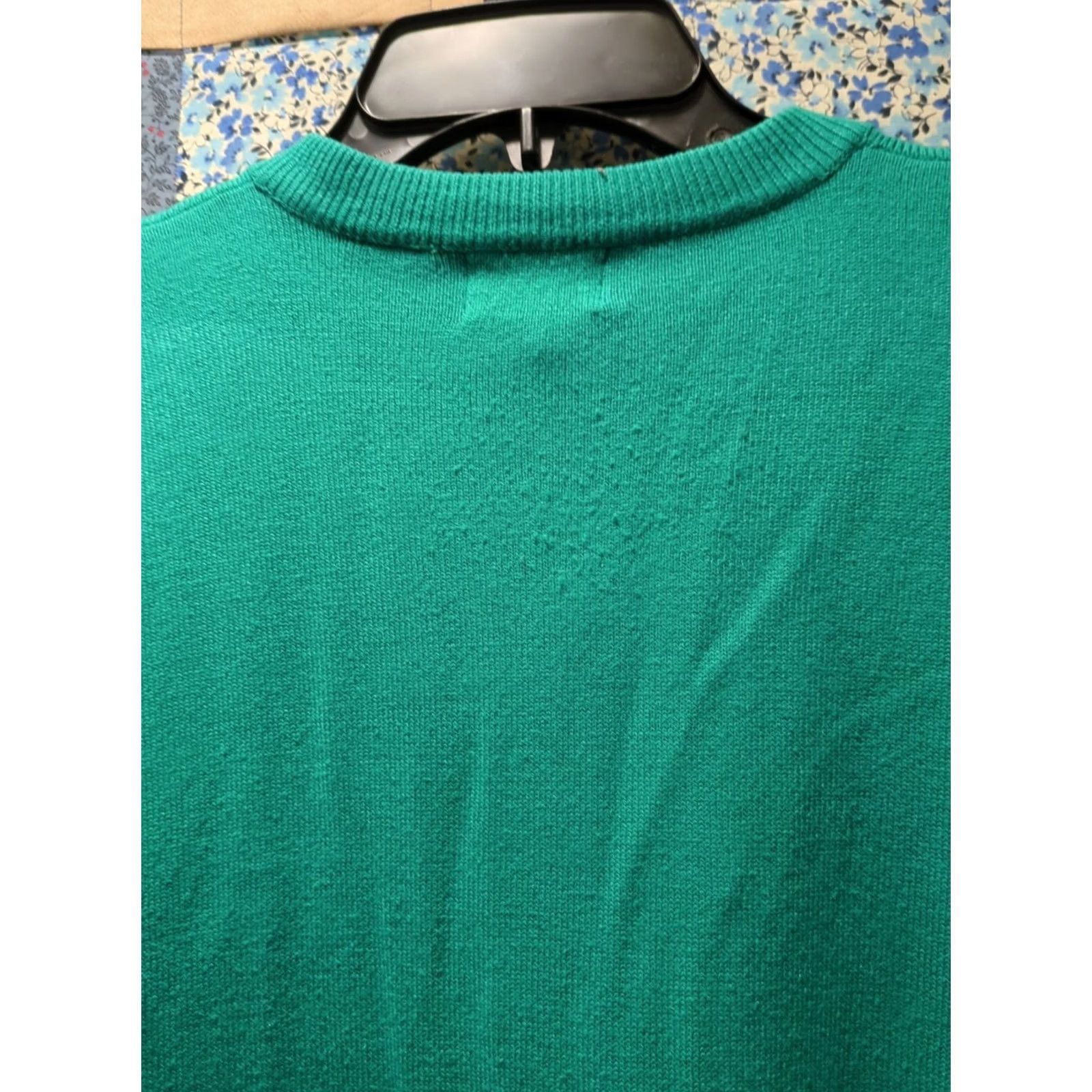 Vintage VINTAGE Kerri & Kelsey Women Cardigan Sweater XL Turquoise 100% Soft Acrylic Buttons Knit Size XL / US 12-14 / IT 48-50 - 5 Thumbnail