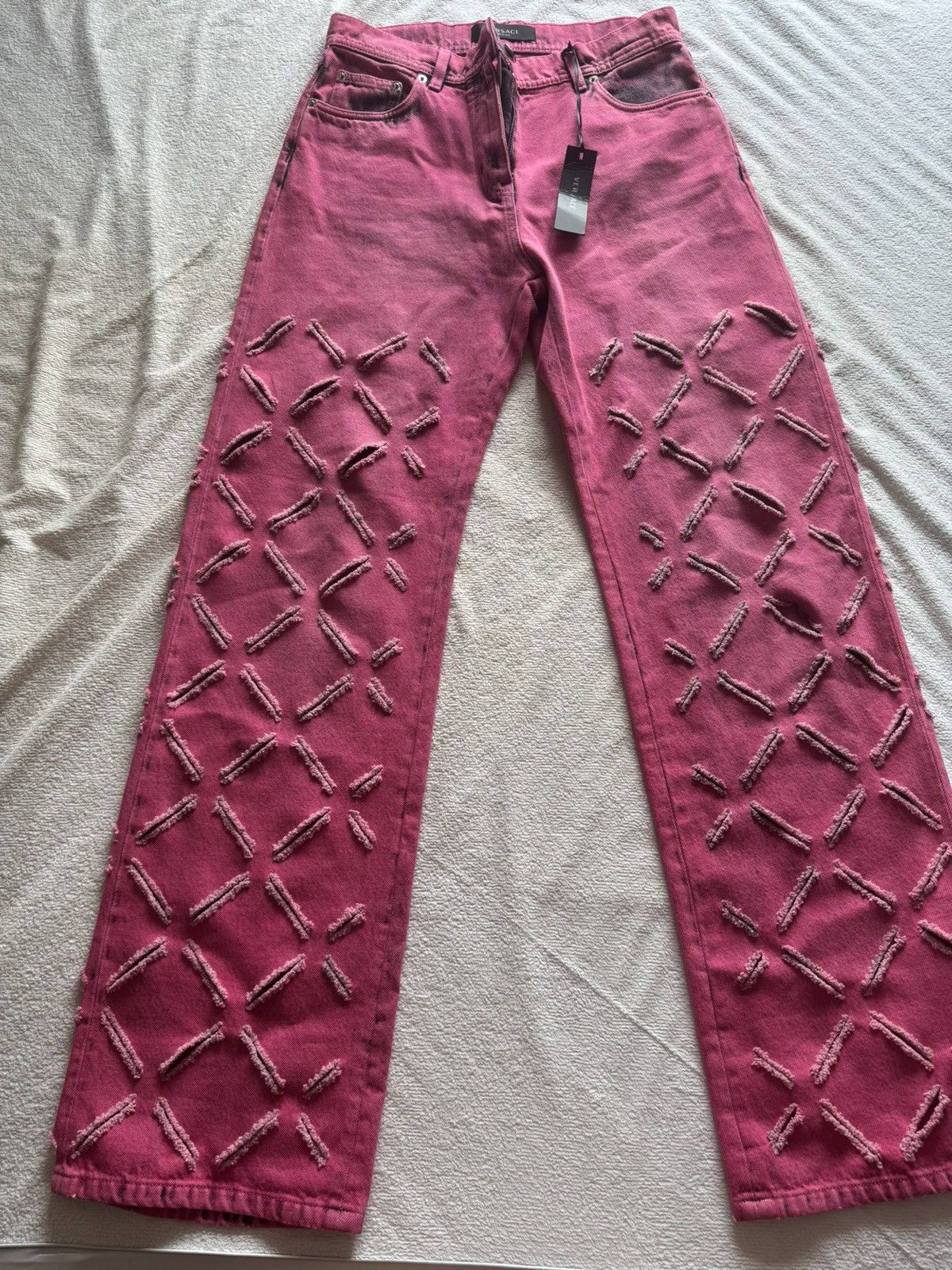 Versace Ripped jeans Size 28" / US 6 / IT 42 - 4 Thumbnail