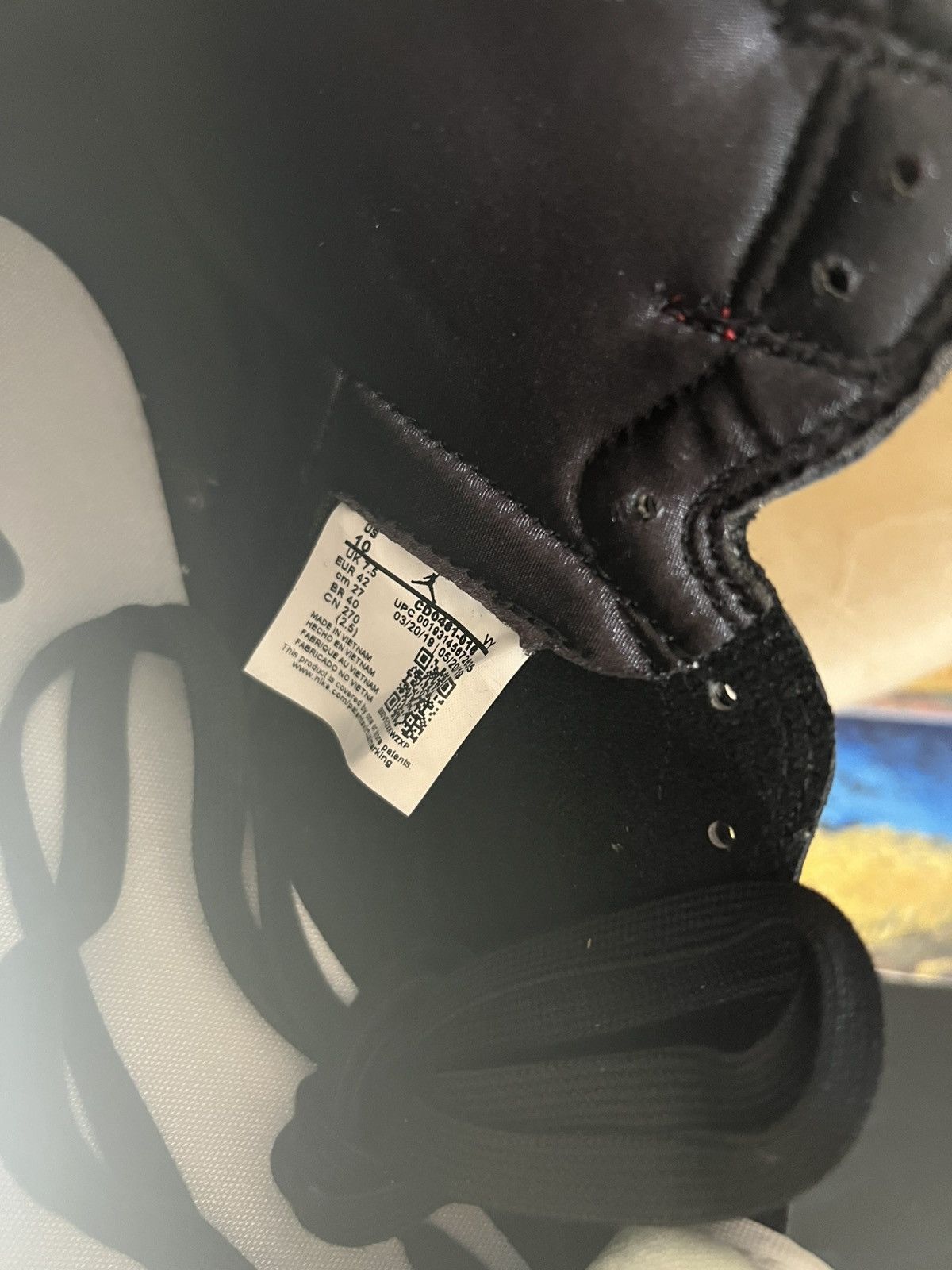 Jordan Brand Jordan 1 High OG Satin Bred Size US 10 / IT 40 - 6 Thumbnail
