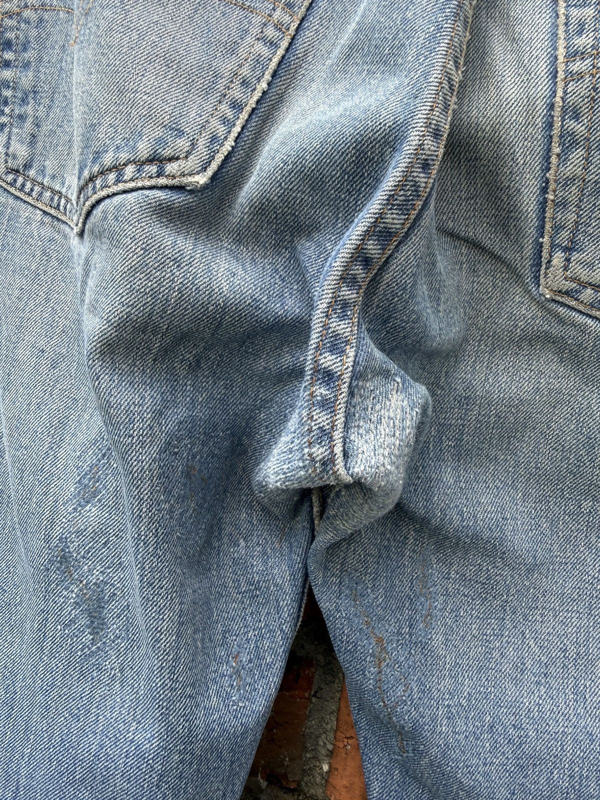 Levi's Vintage Clothing W33x30.5 Vintage levi’s 501 redline 80s repaired made in USA Size US 33 - 10 Thumbnail