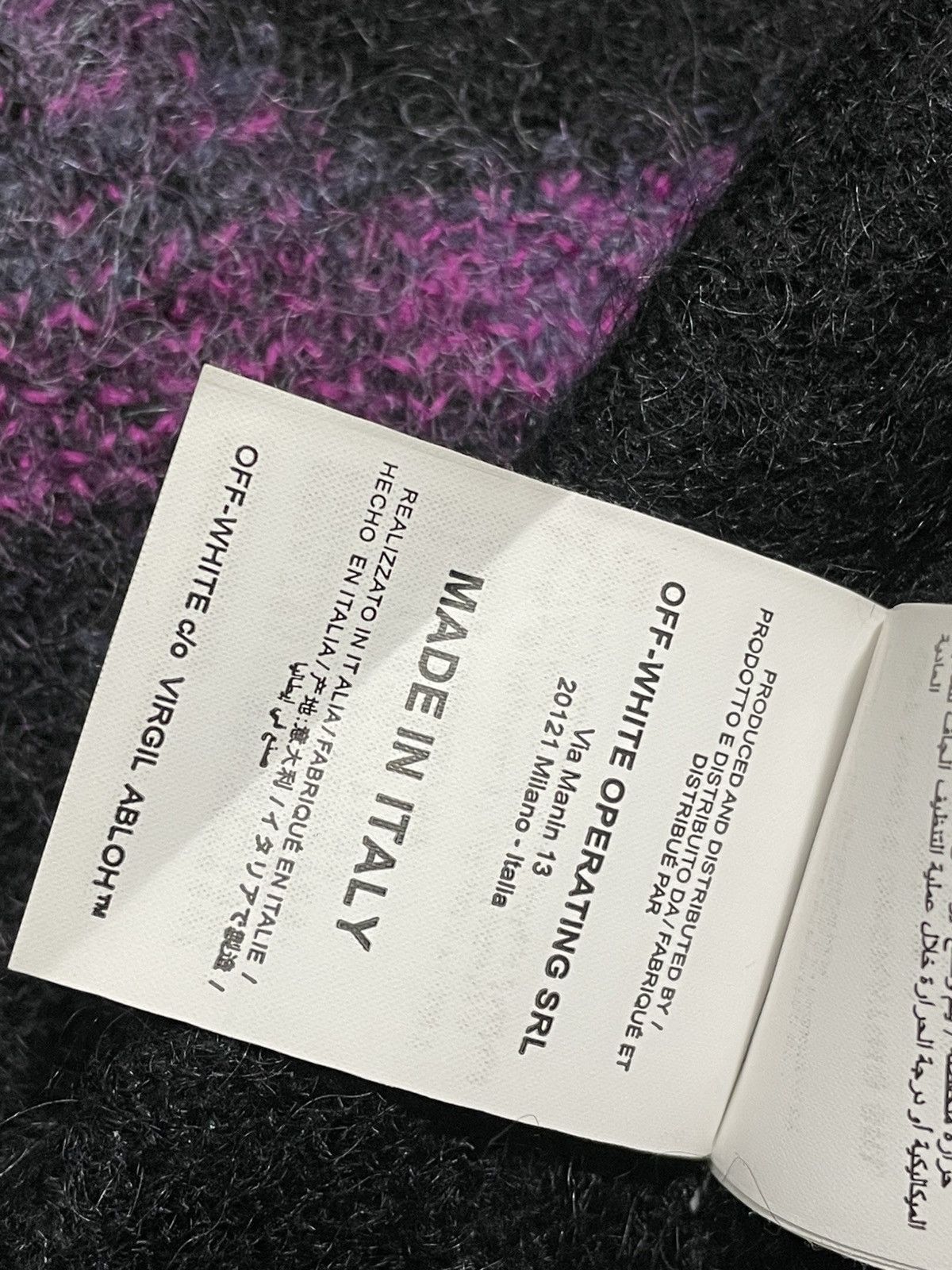 Off-White FW18 Off-White Mohair Knitwear Stretchable Sweater Size US XS / EU 42 / 0 - 8 Thumbnail