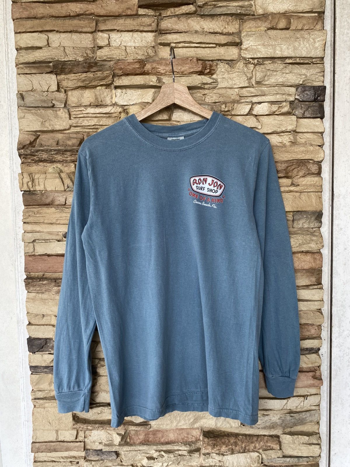 Vintage Ron Jon Surf Shop Long Sleeve Tshirt Size US S / EU 44-46 / 1 - 2 Thumbnail