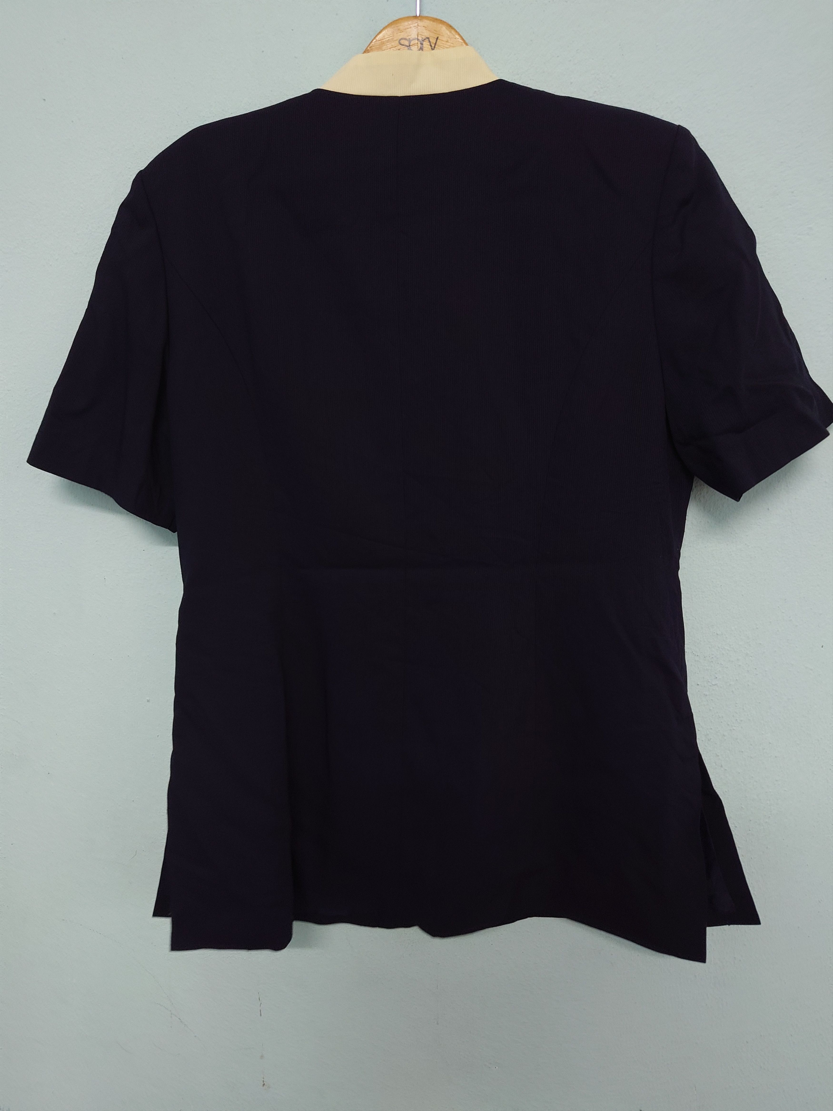 Balenciaga Vintage Balenciaga Uniformes Wool Blend Top Size L / US 10 / IT 46 - 2 Thumbnail