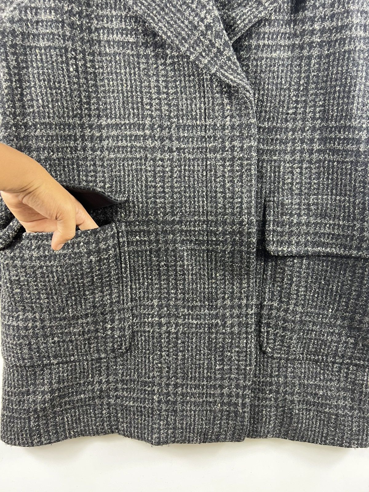 Margaret Howell Unisex 🔥 MARGARET HOWELL TWEED TARTAN HIDDEN BUTTON LONG Size US S / EU 44-46 / 1 - 4 Thumbnail