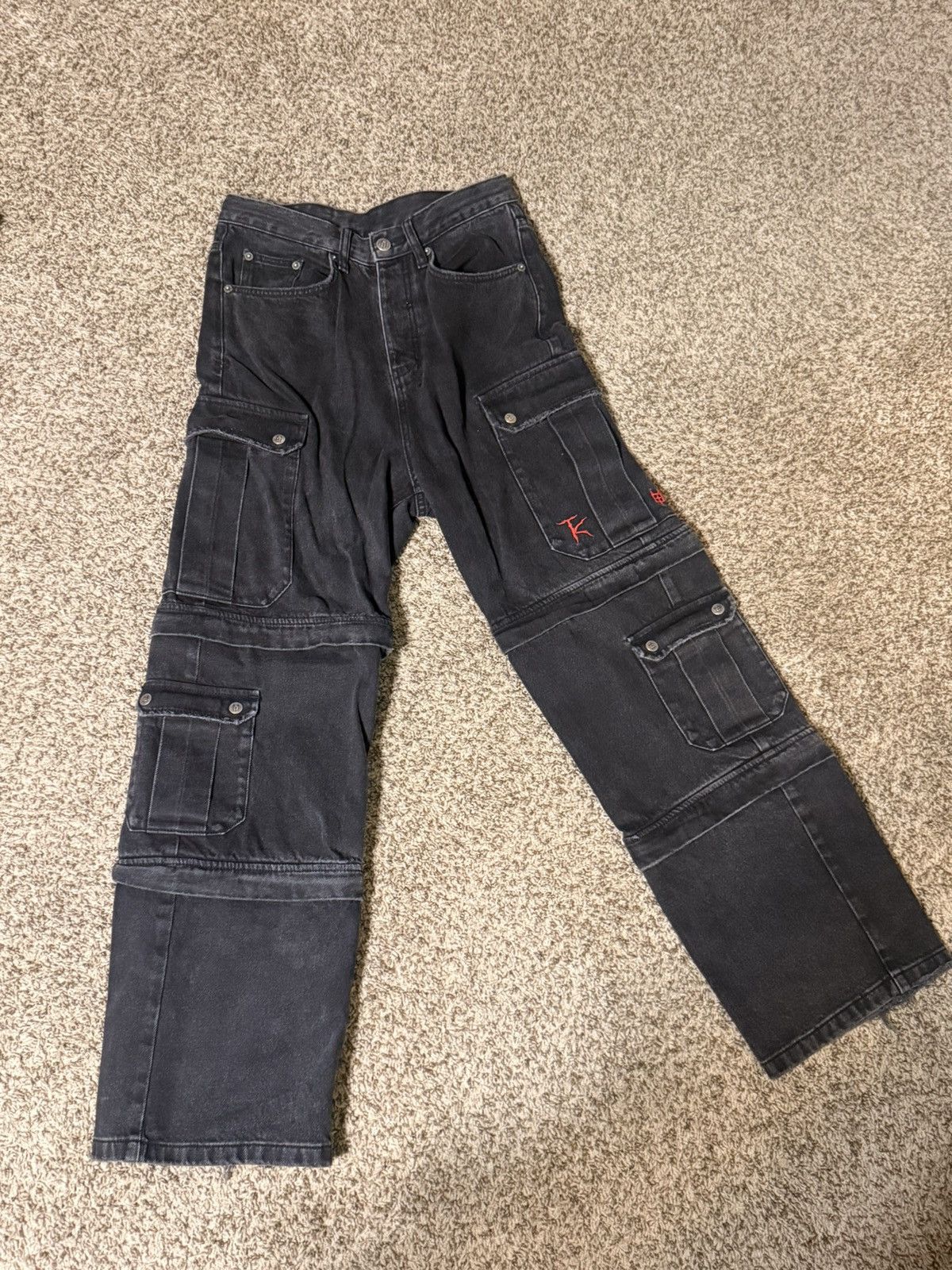 Ksubi Trippie Redd X Ksubi Cargo Jeans Size US 28 / EU 44 - 1 Thumbnail