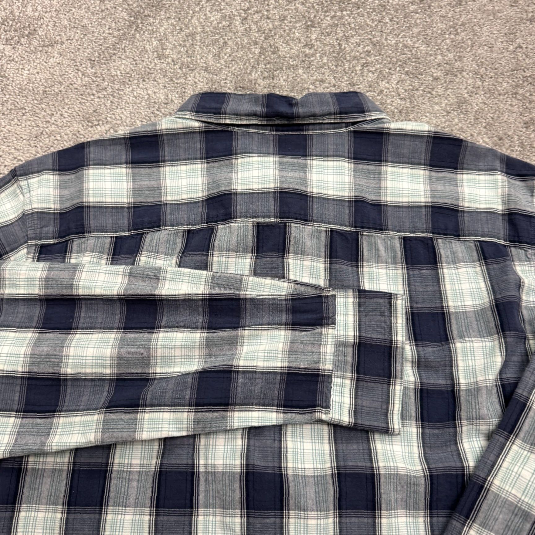 Vintage Columbia Shirt Mens Large Blue Plaid Button-Up Long Sleeve Cotton Outdoor Top Size US L / EU 52-54 / 3 - 4 Thumbnail