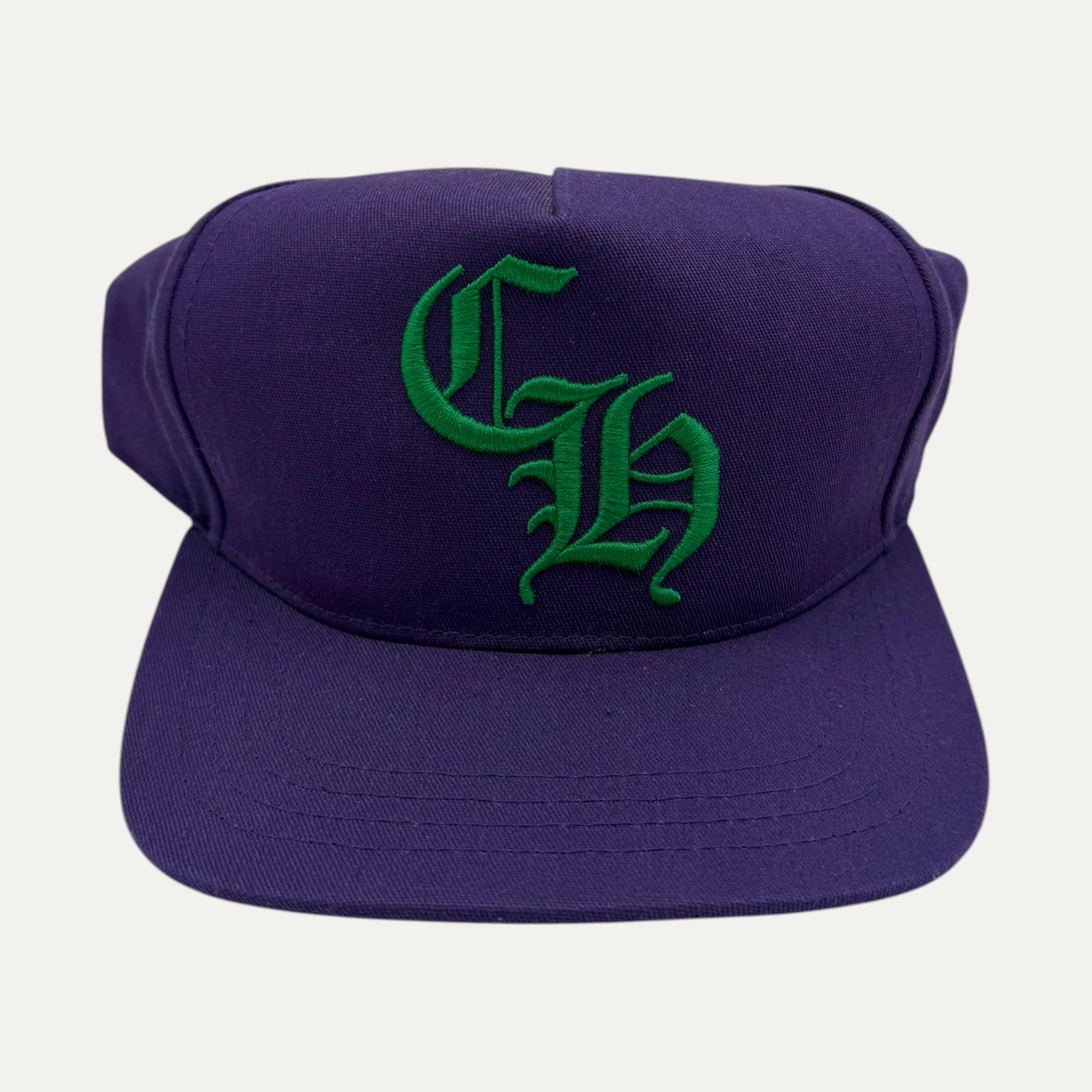 Chrome Hearts Chrome Hearts CH Embroidered Purple Hat Size ONE SIZE - 1 Thumbnail