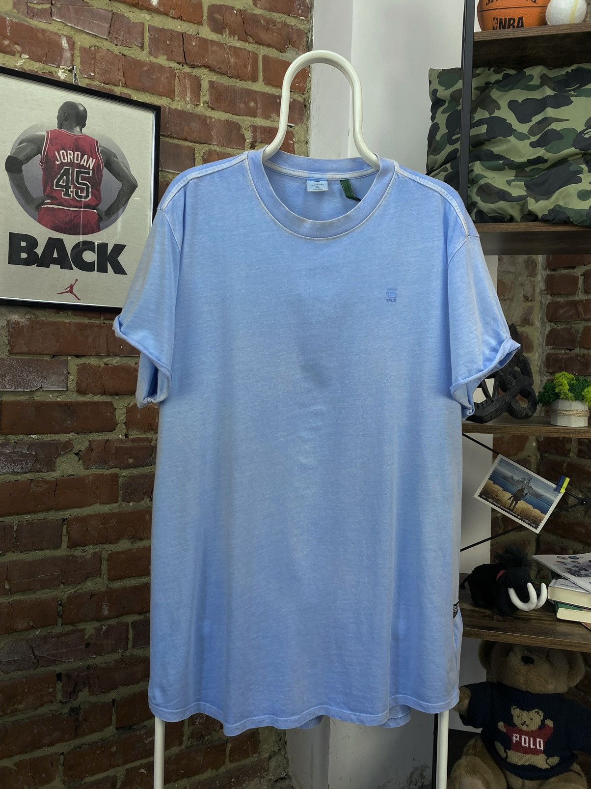 G-Star G-Star Raw Lash R T S/S Garment Dyed T shirt Size US XL / EU 56 / 4 - 2 Thumbnail