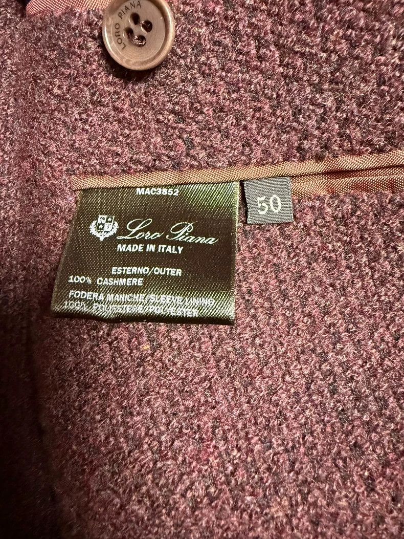 Loro Piana LORO PIANA Men's cashmere unstructured casual suit Size US L / EU 52-54 / 3 - 6 Thumbnail
