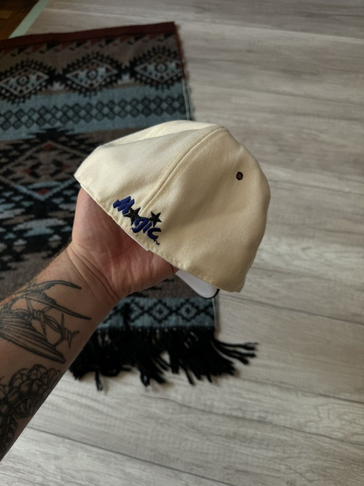 New Era Vintage 90s Orlando Magic New Era Pro Model Cap 100% Wool Size ONE SIZE - 3 Thumbnail