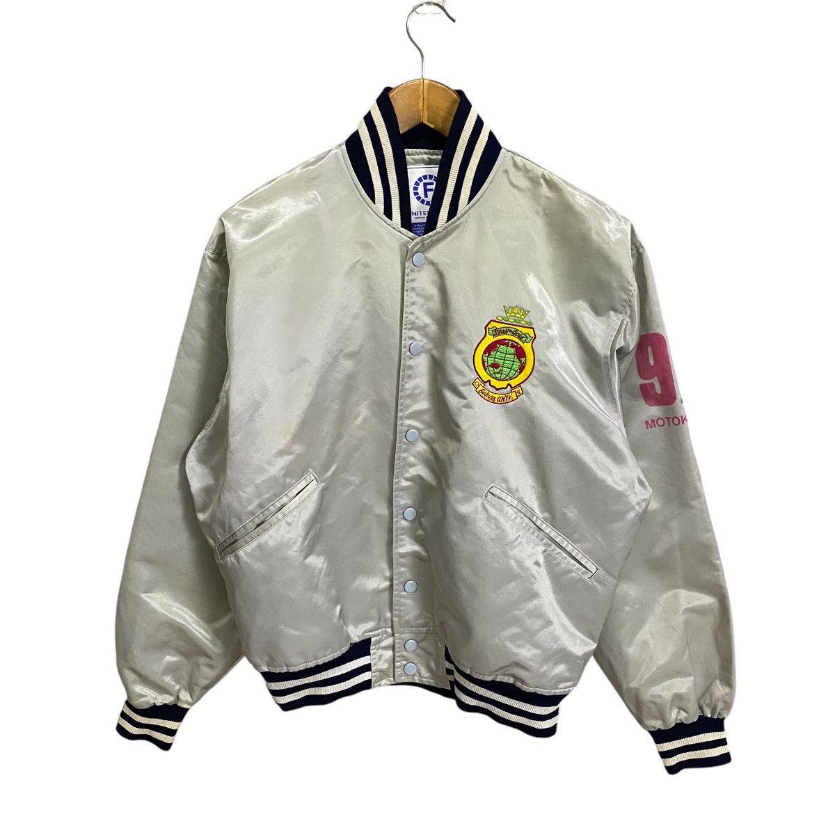 Japanese Brand × Vintage Vintage 80s varsity jacket Size US M / EU 48-50 / 2 - 2 Thumbnail