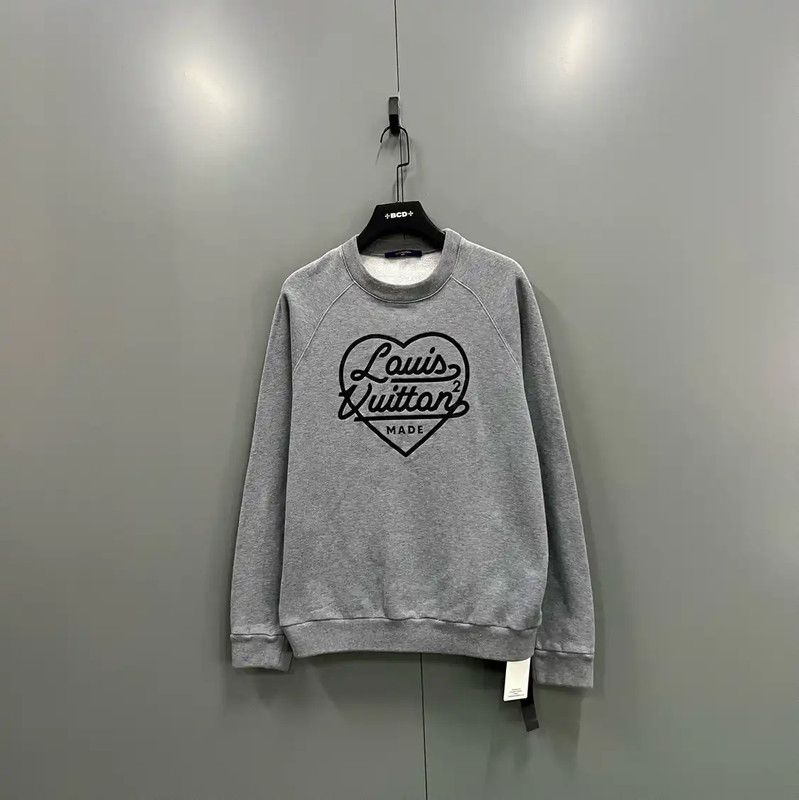 Louis Vuitton Louis Vuitton Gray Cotton Long Sleeve Sweatshirt 0089 Size US L / EU 52-54 / 3 - 1 Thumbnail