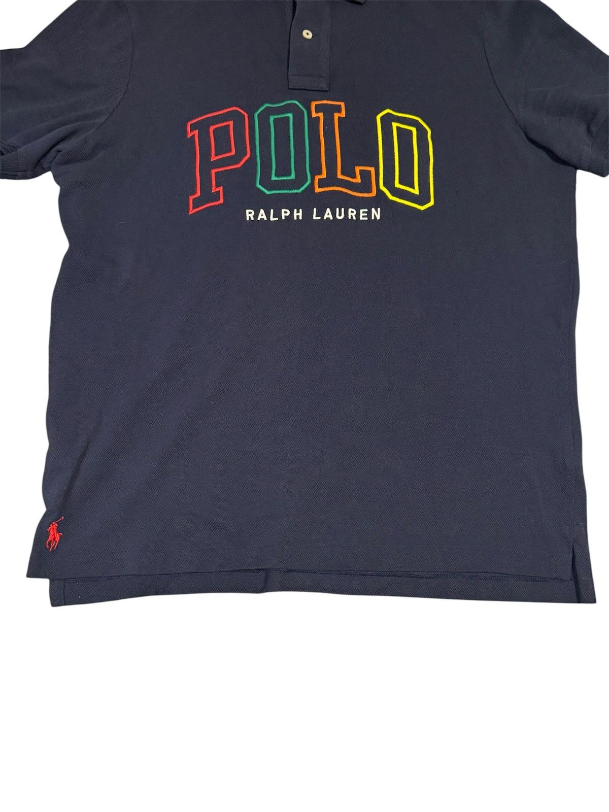 Polo Ralph Lauren 160$ Polo Ralph Lauren Colourful Embroidered Logo Polo Shirt Size US M / EU 48-50 / 2 - 2 Thumbnail