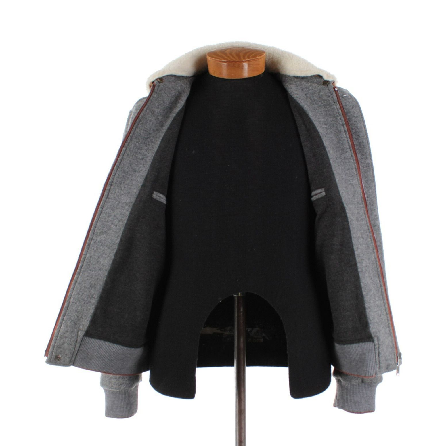Luciano Barbera Luciano Barbera Jacket Size M US In Gray Wool Blend Size US M / EU 48-50 / 2 - 9 Thumbnail
