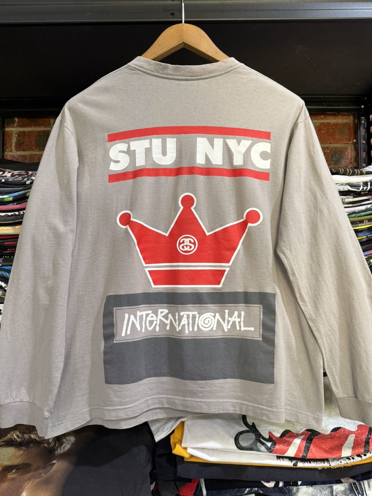 Stussy Vintage Stussy Ripoff Rundmc Hiphop Faded Tee Size US M / EU 48-50 / 2 - 2 Thumbnail