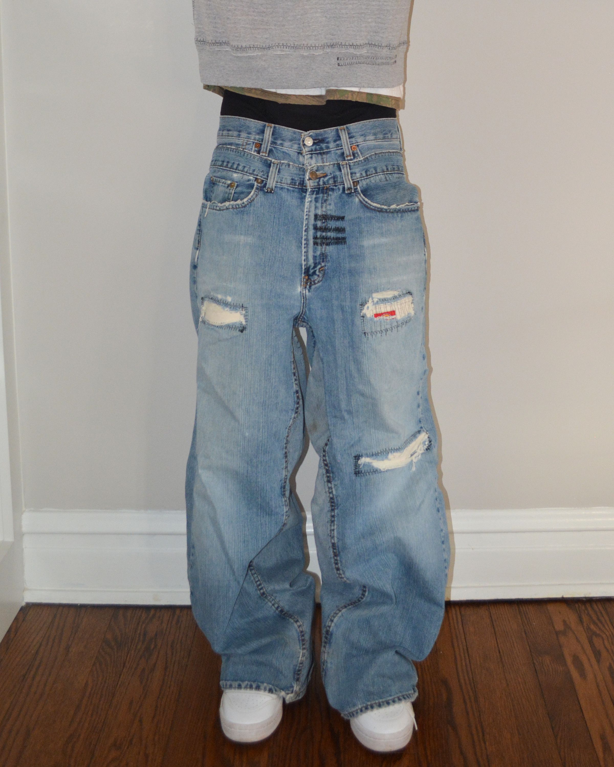 Vintage Double Waist Flares Size US 32 / EU 48 - 4 Thumbnail