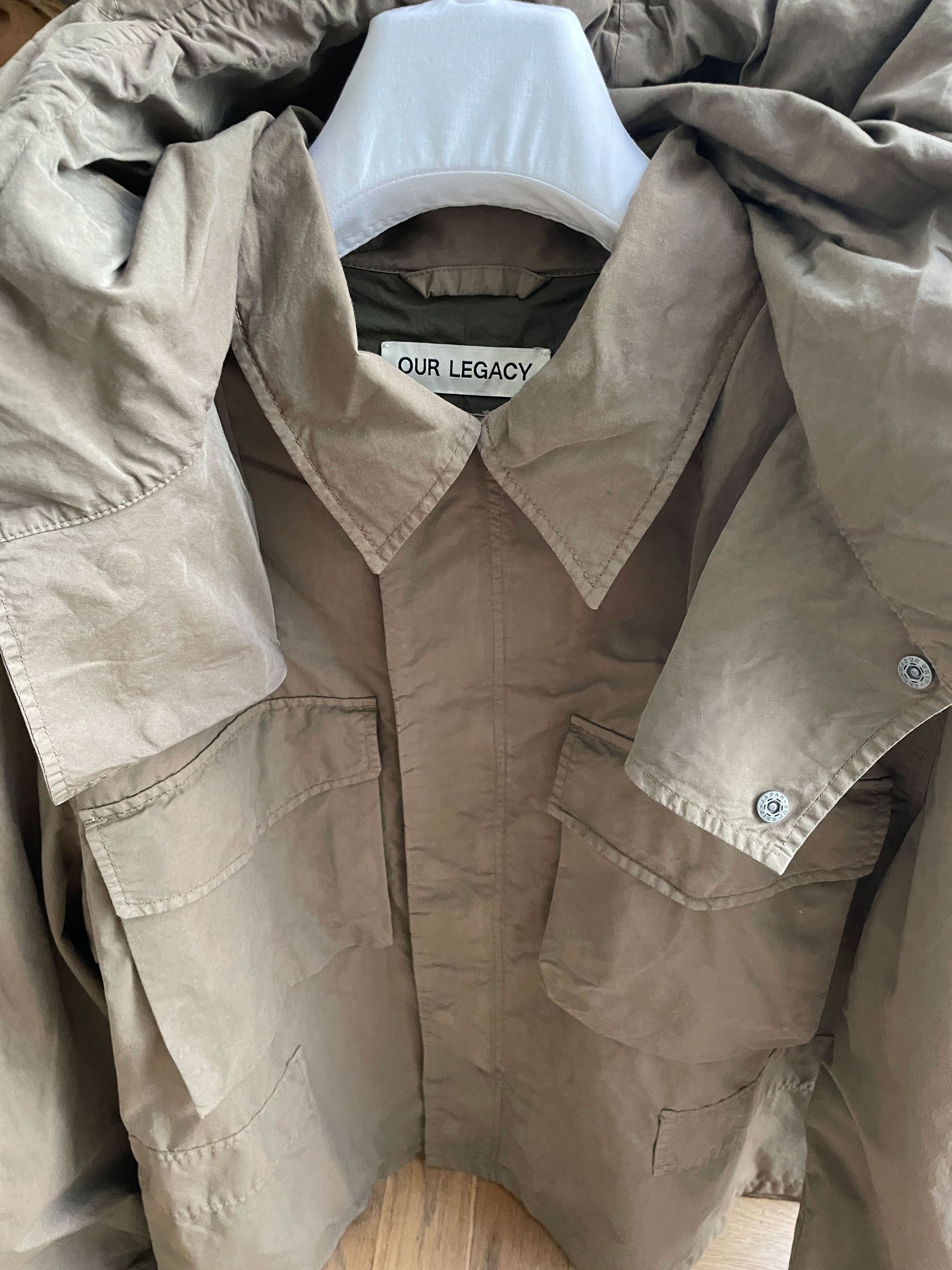 Our Legacy High Twist Solaro Field Parka Size US M / EU 48-50 / 2 - 2 Thumbnail