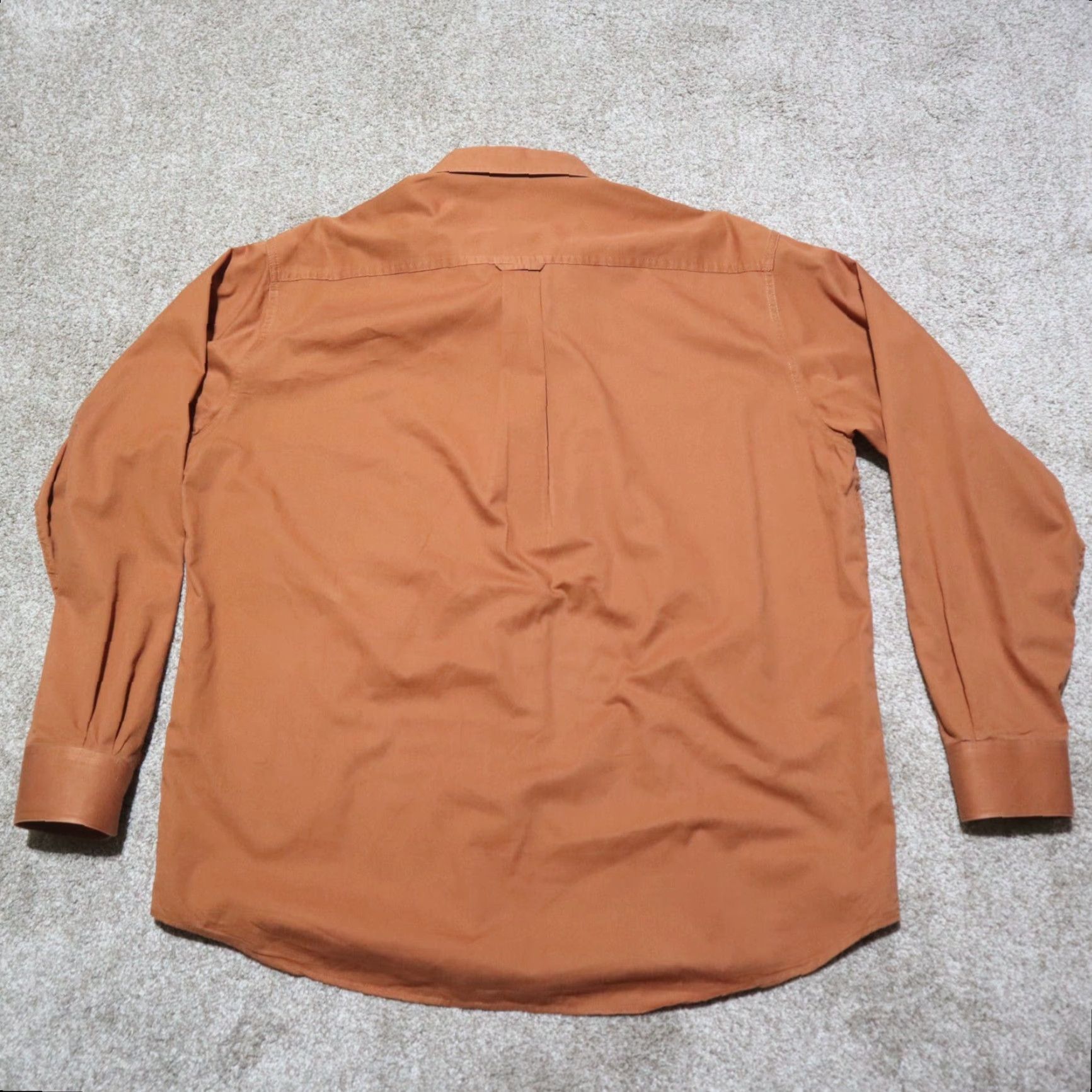 Vintage VINTAGE Red Head Orange Pumpkin Spice Short Sleeve Button-Up Shirt Adult Men XL Fall Summer Casual Size US XL / EU 56 / 4 - 8 Thumbnail
