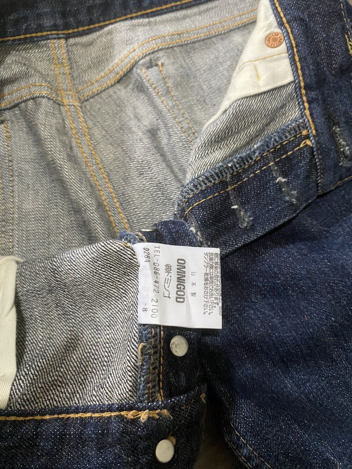 OMNIGOD OMNIGOD SELVEDGE BLUE DENIM JEANS Size US 30 / EU 46 - 10 Thumbnail