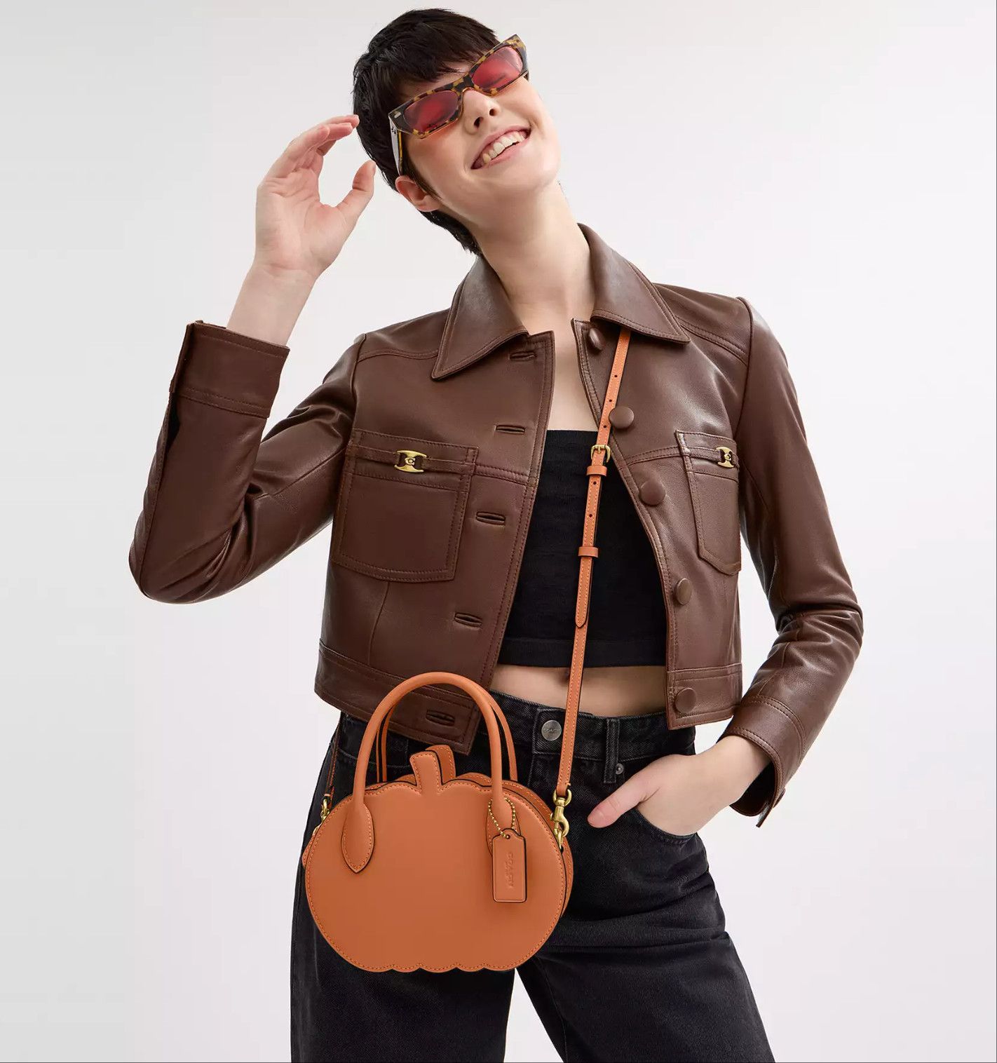 Coach Pumpkin 🎃 crossbody bag 👻2025 Halloween Holidays CU868 Size ONE SIZE - 2 Thumbnail