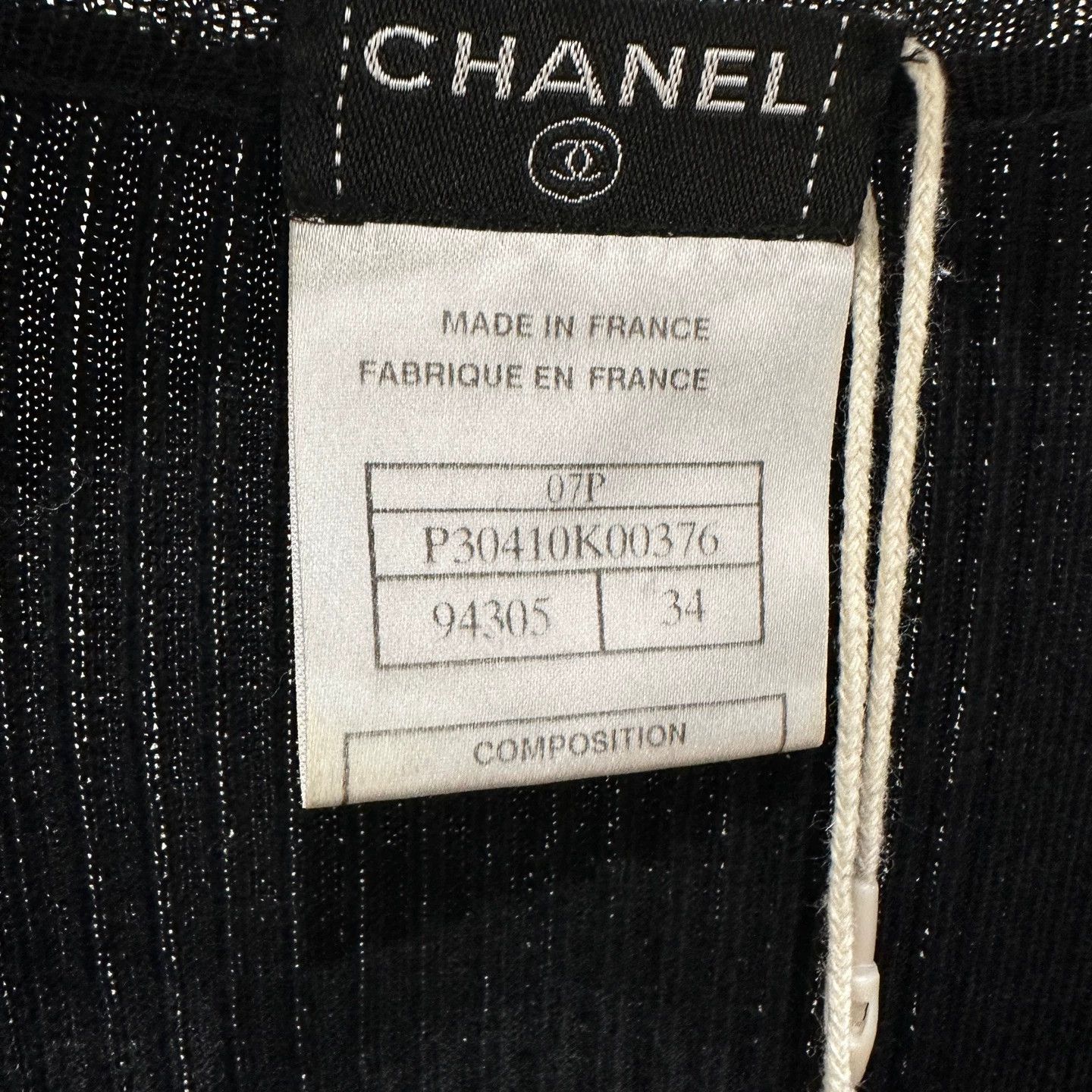 Chanel Chanel apr120 Logo Button Knit Cotton Dress 34 Size XS / US 0-2 / IT 36-38 - 4 Thumbnail