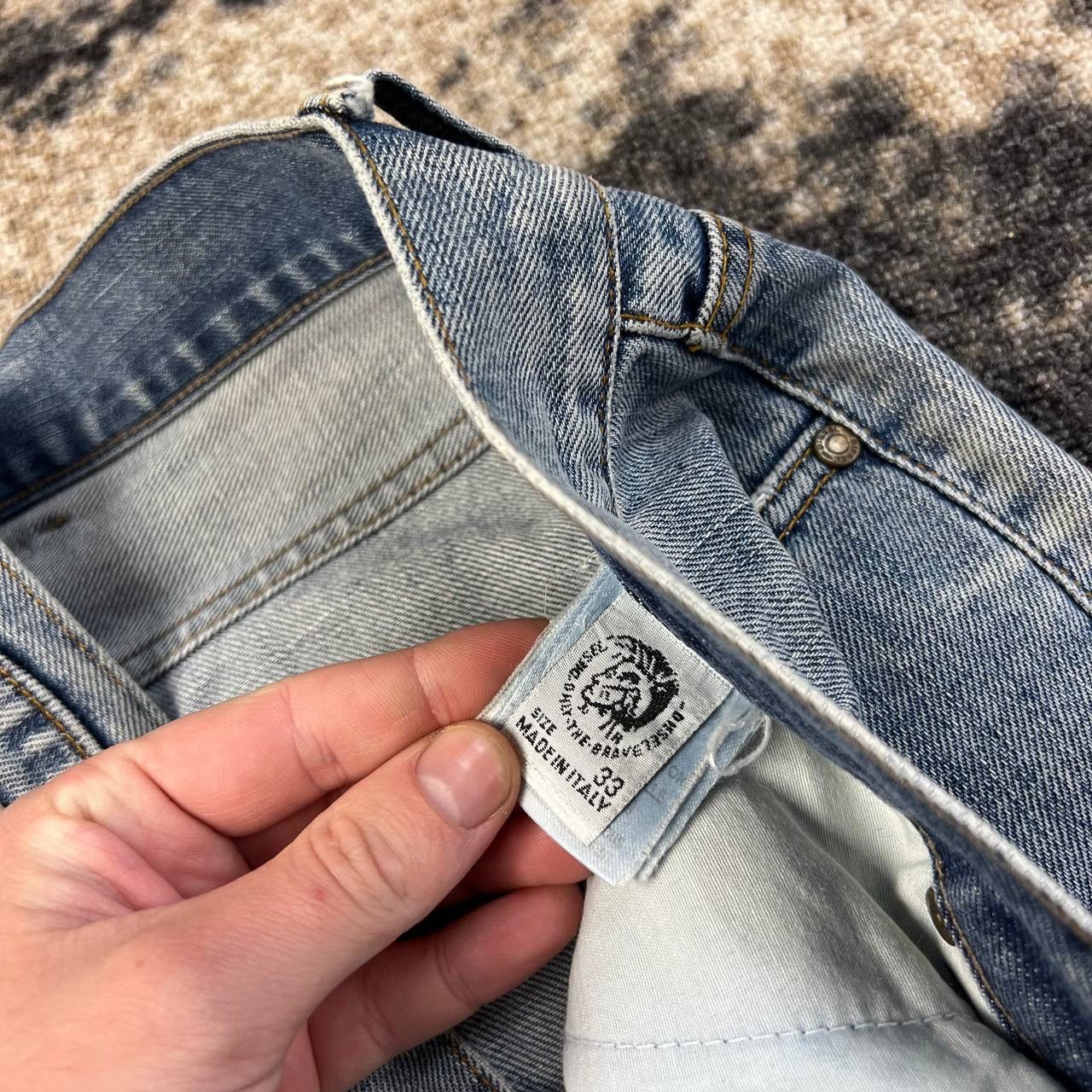 Diesel Diesel Luxury Distressed Style Denim Jeans Size US 33 - 9 Thumbnail