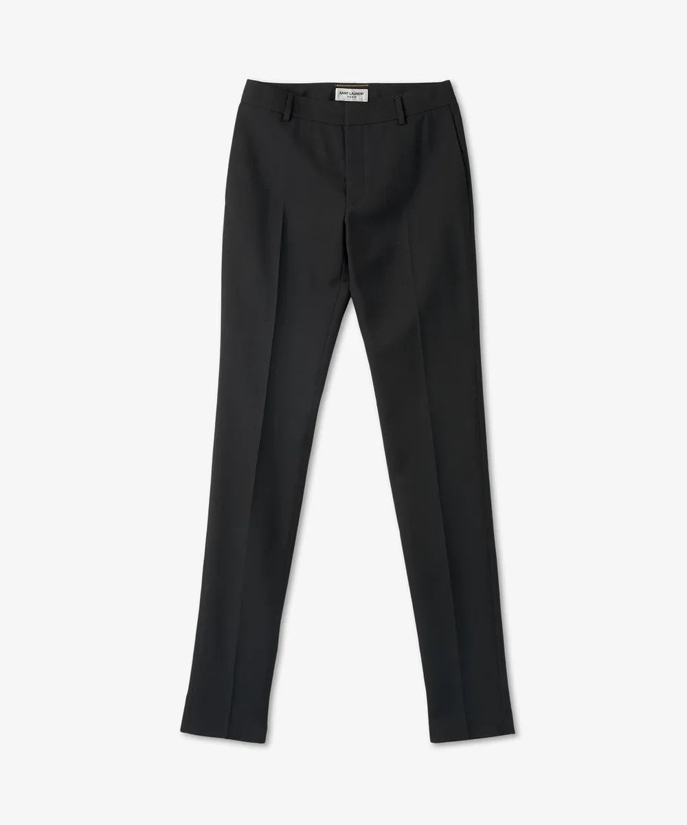 Saint Laurent Paris o1s1wg110325 517819 Pantalon Mid Waist Classicque Pant Black Size 30" / US 8 / IT 44 - 1 Thumbnail