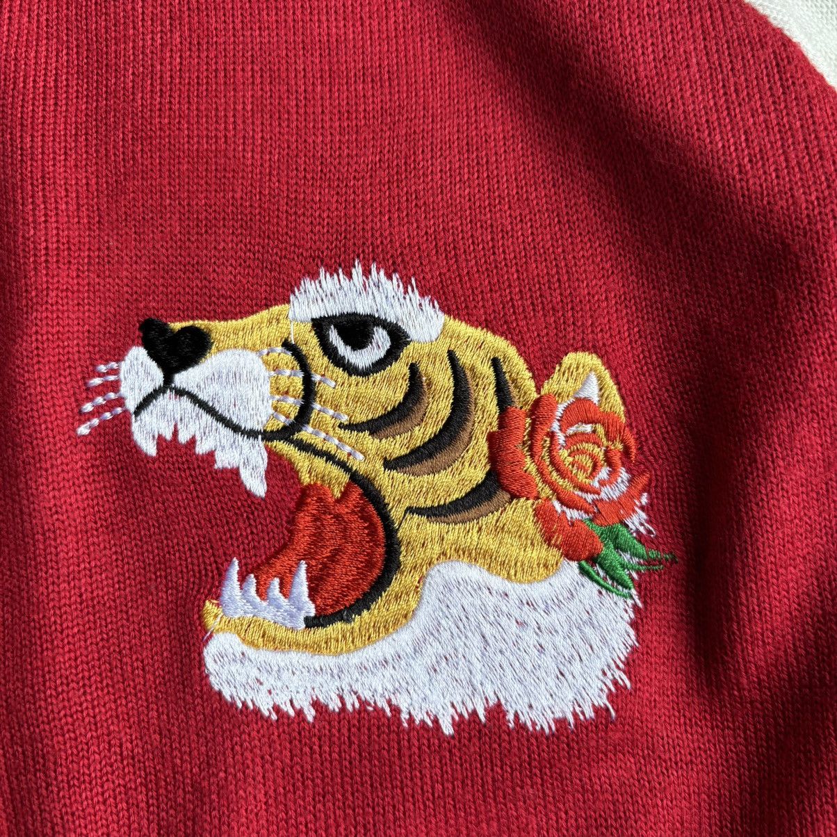 Japanese Brand Repipi Armario Japanese Tiger Sukajan Art Pattern Cardigan Size S / US 4 / IT 40 - 5 Thumbnail