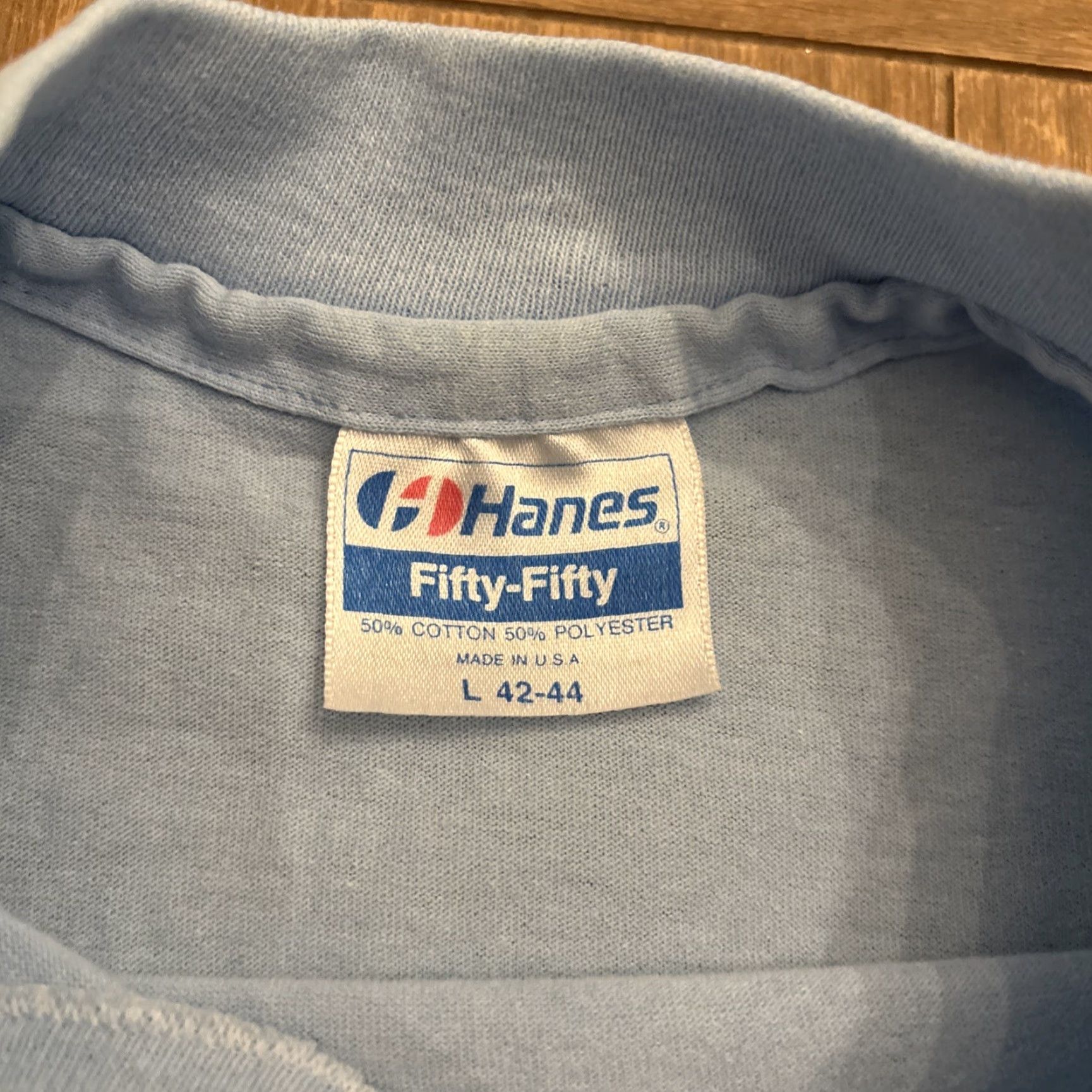 Hanes VINTAGE 1992 Houston Area Soap Box Derby Blue Ice T-Shirt Stafford TX Size L Size US L / EU 52-54 / 3 - 3 Thumbnail